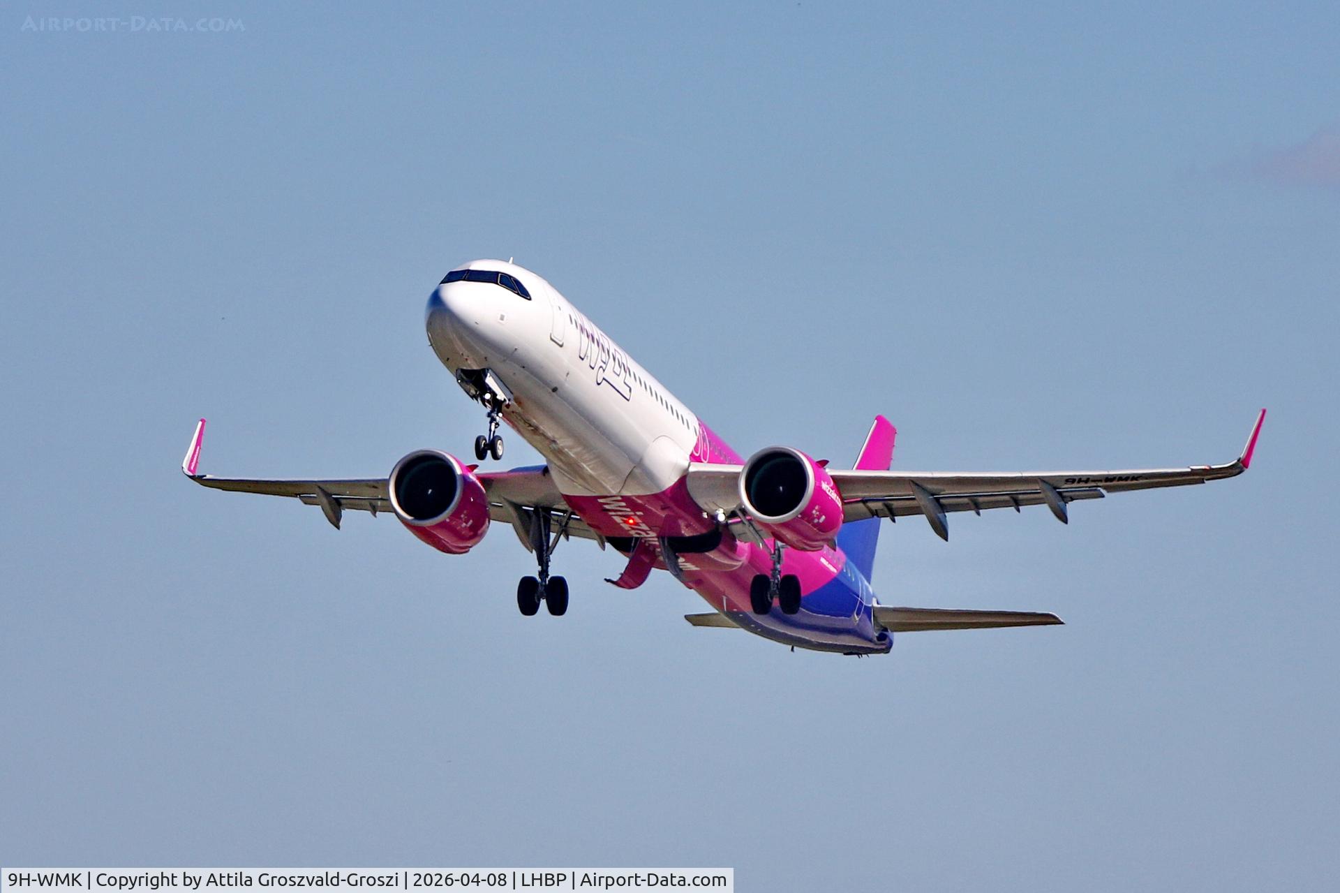 9H-WMK, 2025 Airbus A321-271NX C/N 12788, LHBP - Budapest Liszt Ferenc Airport (BUD)