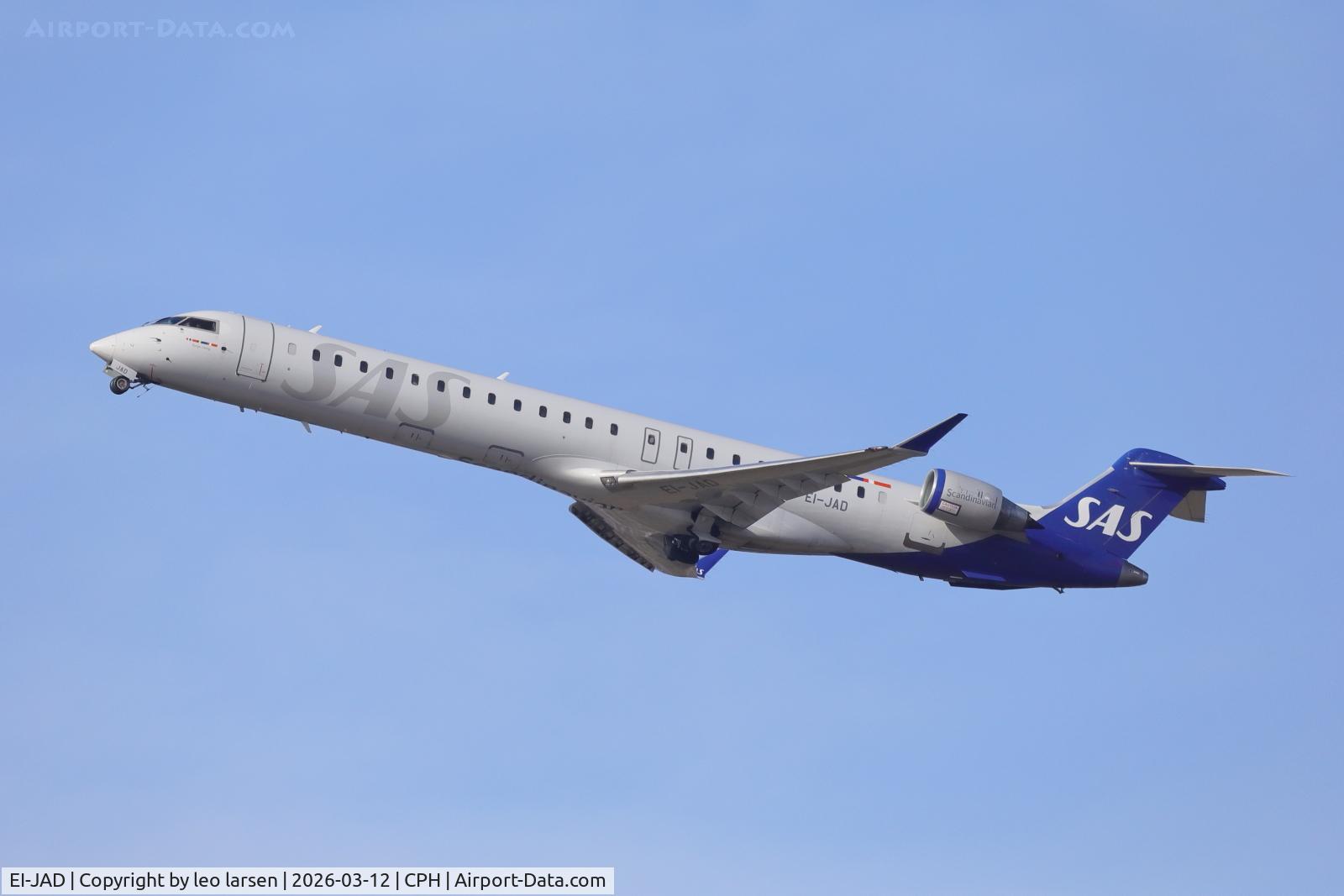 EI-JAD, 2010 Bombardier CRJ-900ER (CL-600-2B24) C/N 15261, Copenhagen 12.3.2026