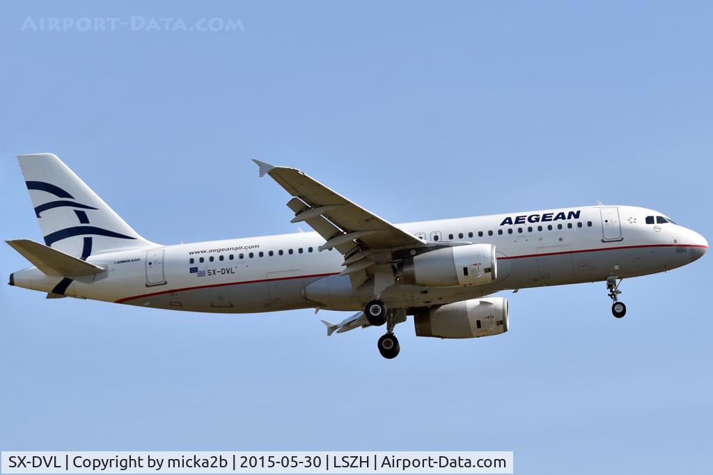 SX-DVL, 2008 Airbus A320-232 C/N 3423, Landing