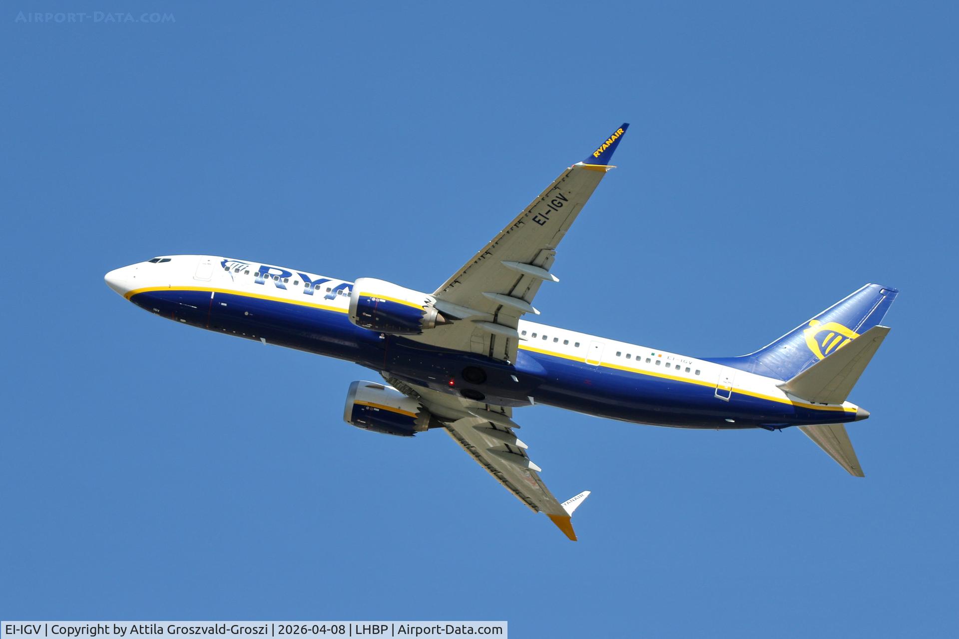 EI-IGV, 2023 Boeing 737-8 200 C/N 62353, LHBP - Budapest Liszt Ferenc Airport (BUD)