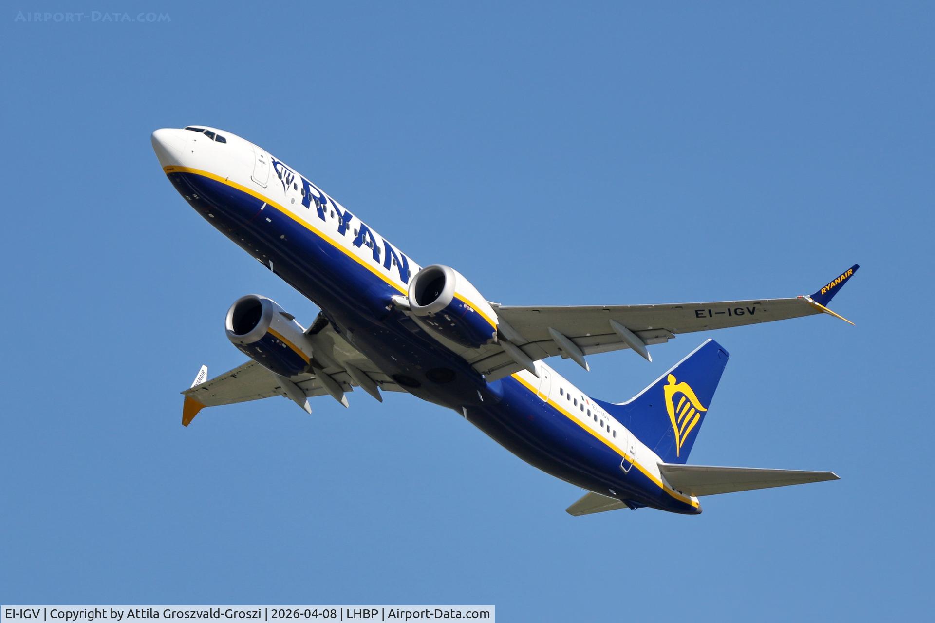 EI-IGV, 2023 Boeing 737-8 200 C/N 62353, LHBP - Budapest Liszt Ferenc Airport (BUD)