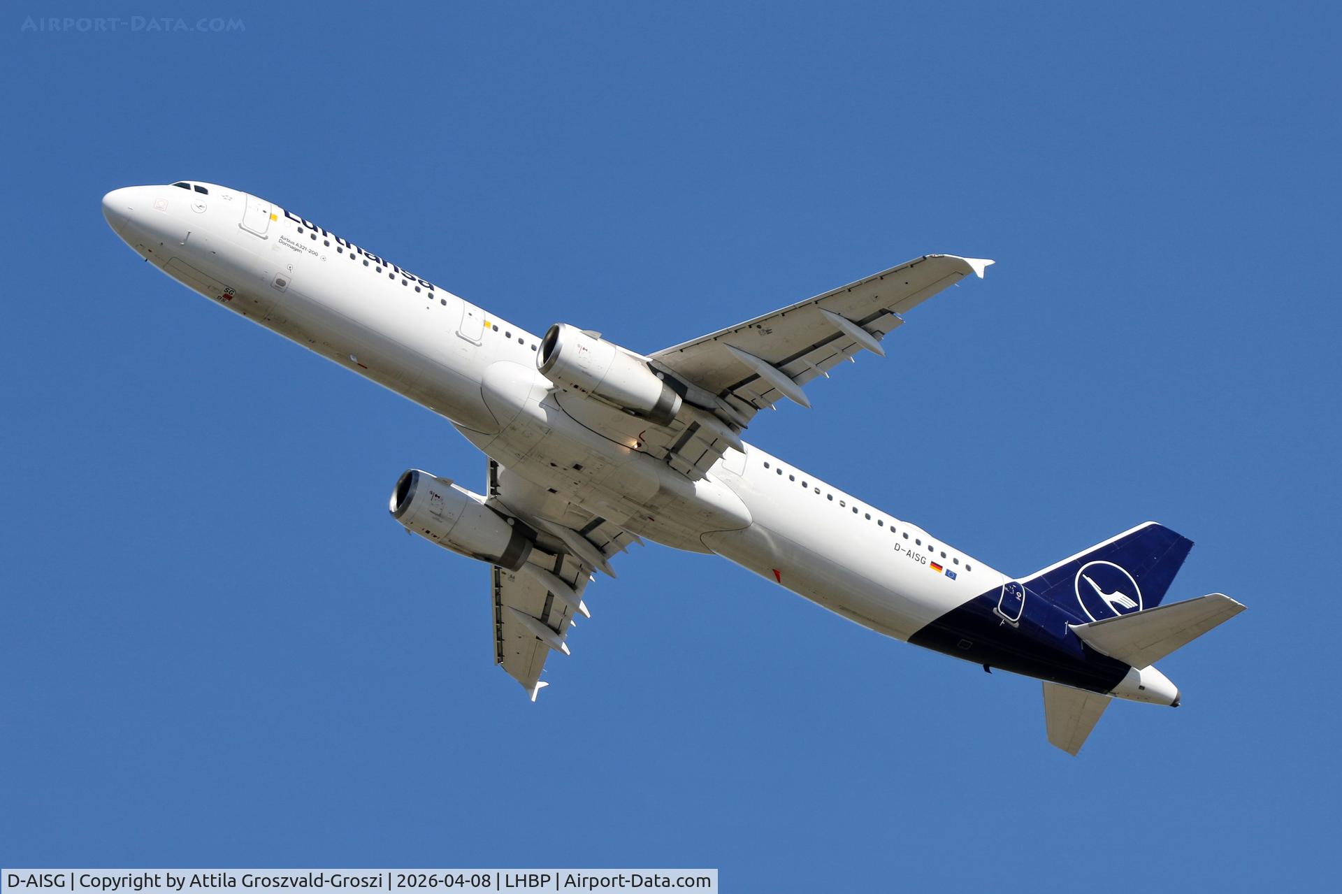 D-AISG, 2000 Airbus A321-231 C/N 1273, LHBP - Budapest Liszt Ferenc Airport (BUD)