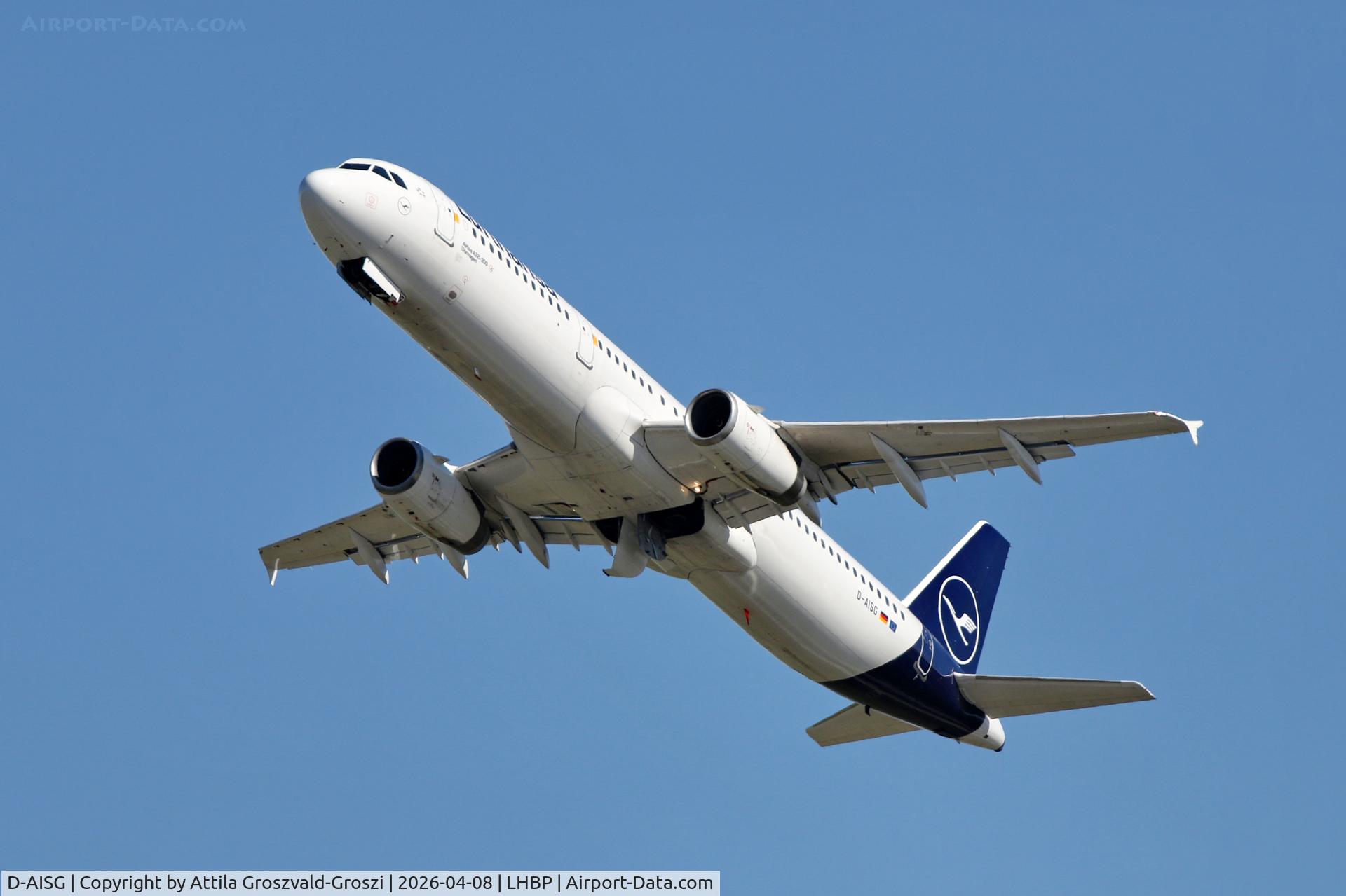 D-AISG, 2000 Airbus A321-231 C/N 1273, LHBP - Budapest Liszt Ferenc Airport (BUD)