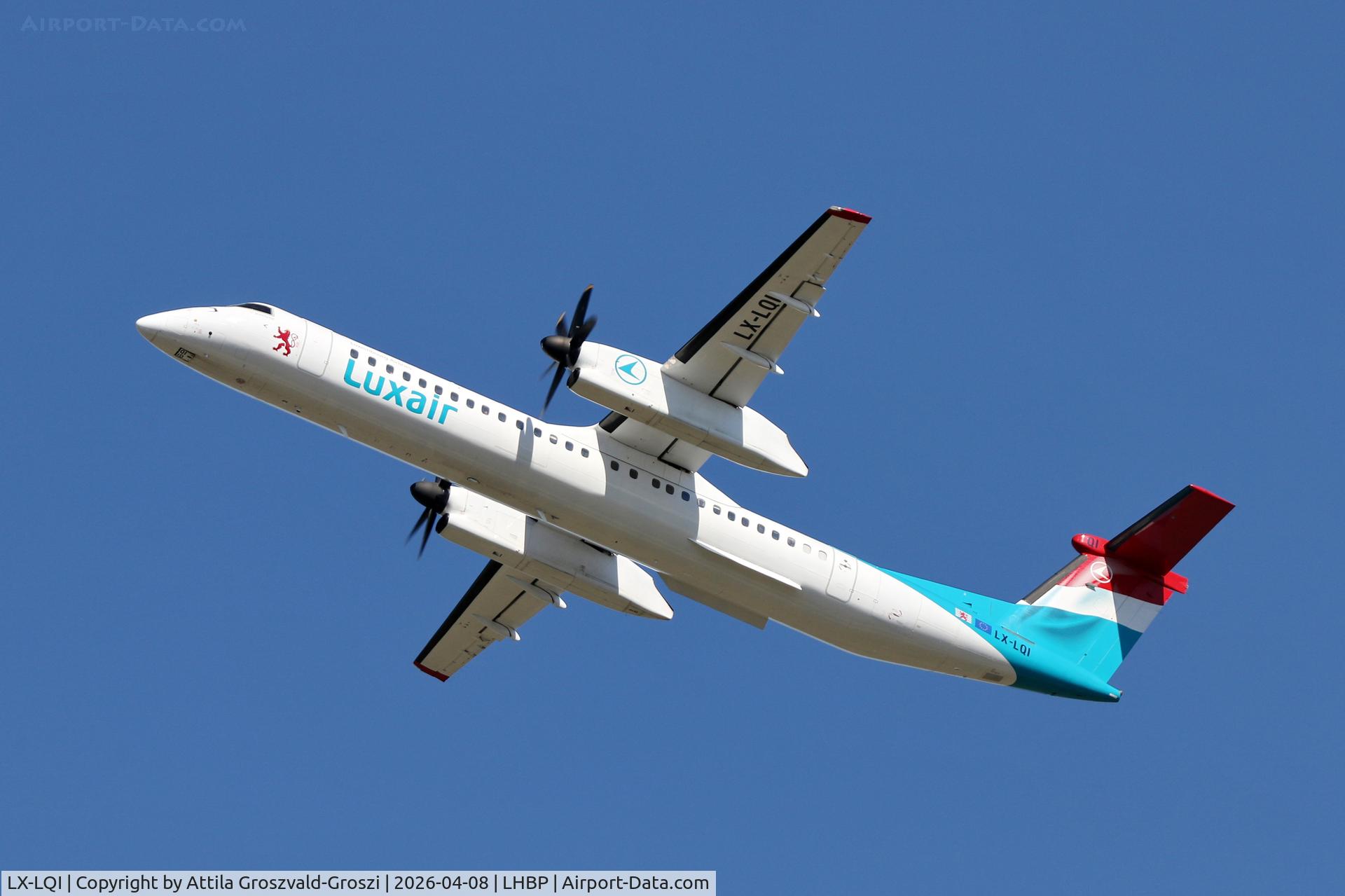 LX-LQI, 2016 Bombardier DHC-8-402Q Dash 8 Dash 8 C/N 4534, LHBP - Budapest Liszt Ferenc Airport (BUD)