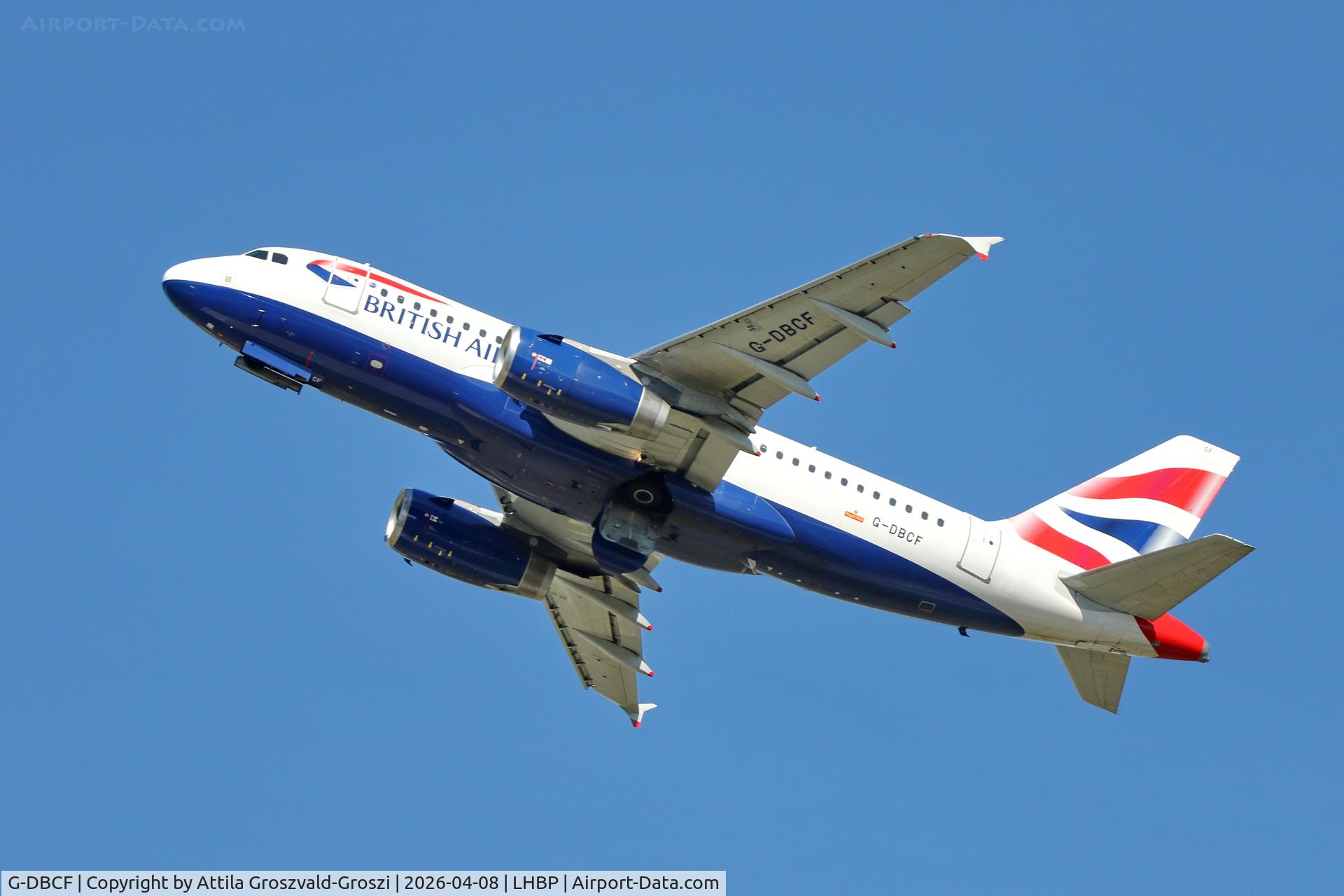 G-DBCF, 2005 Airbus A319-131 C/N 2466, LHBP - Budapest Liszt Ferenc Airport (BUD)