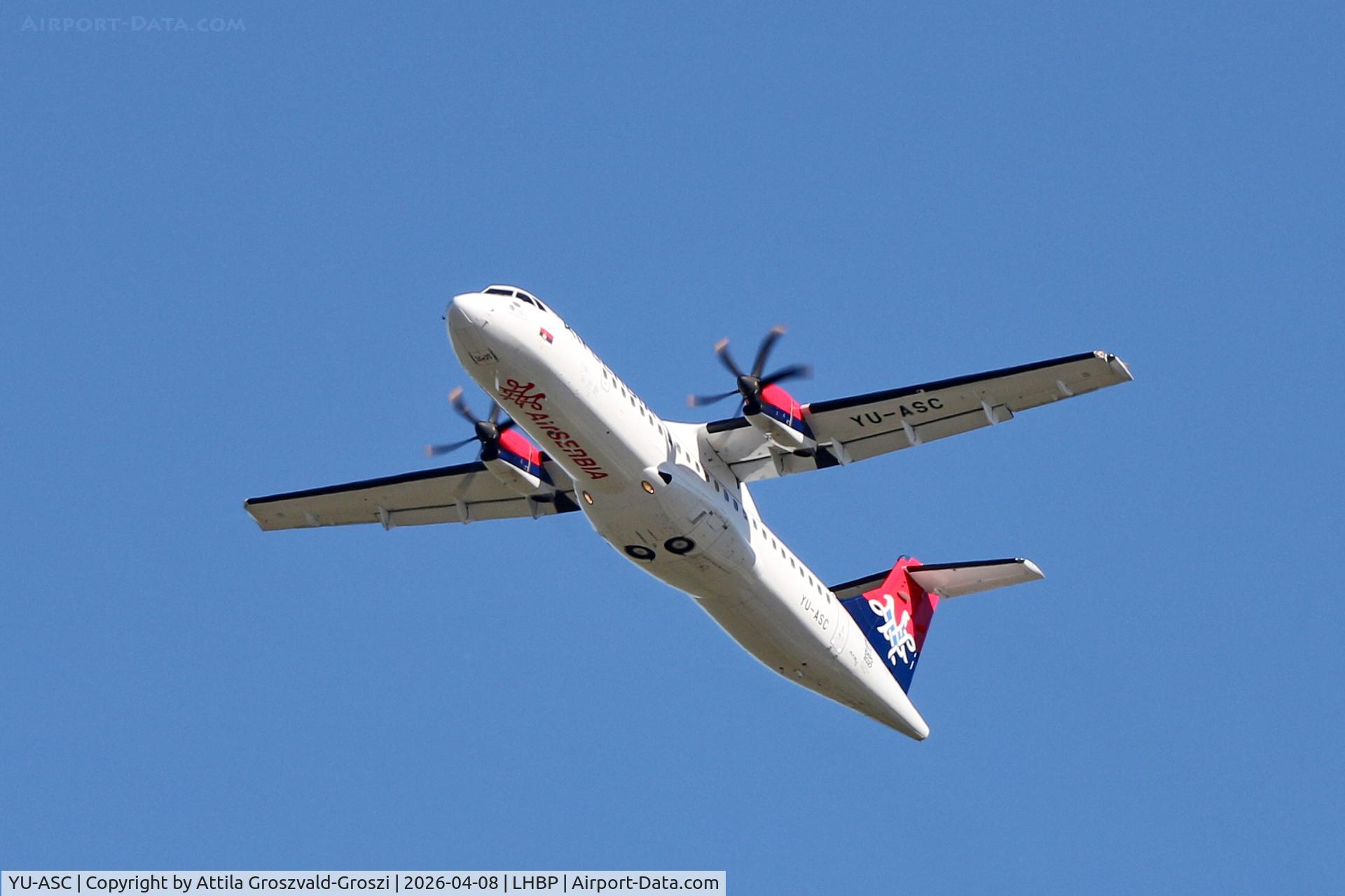 YU-ASC, 2015 ATR 72-600 (72-212A) C/N 1284, LHBP - Budapest Liszt Ferenc Airport (BUD)