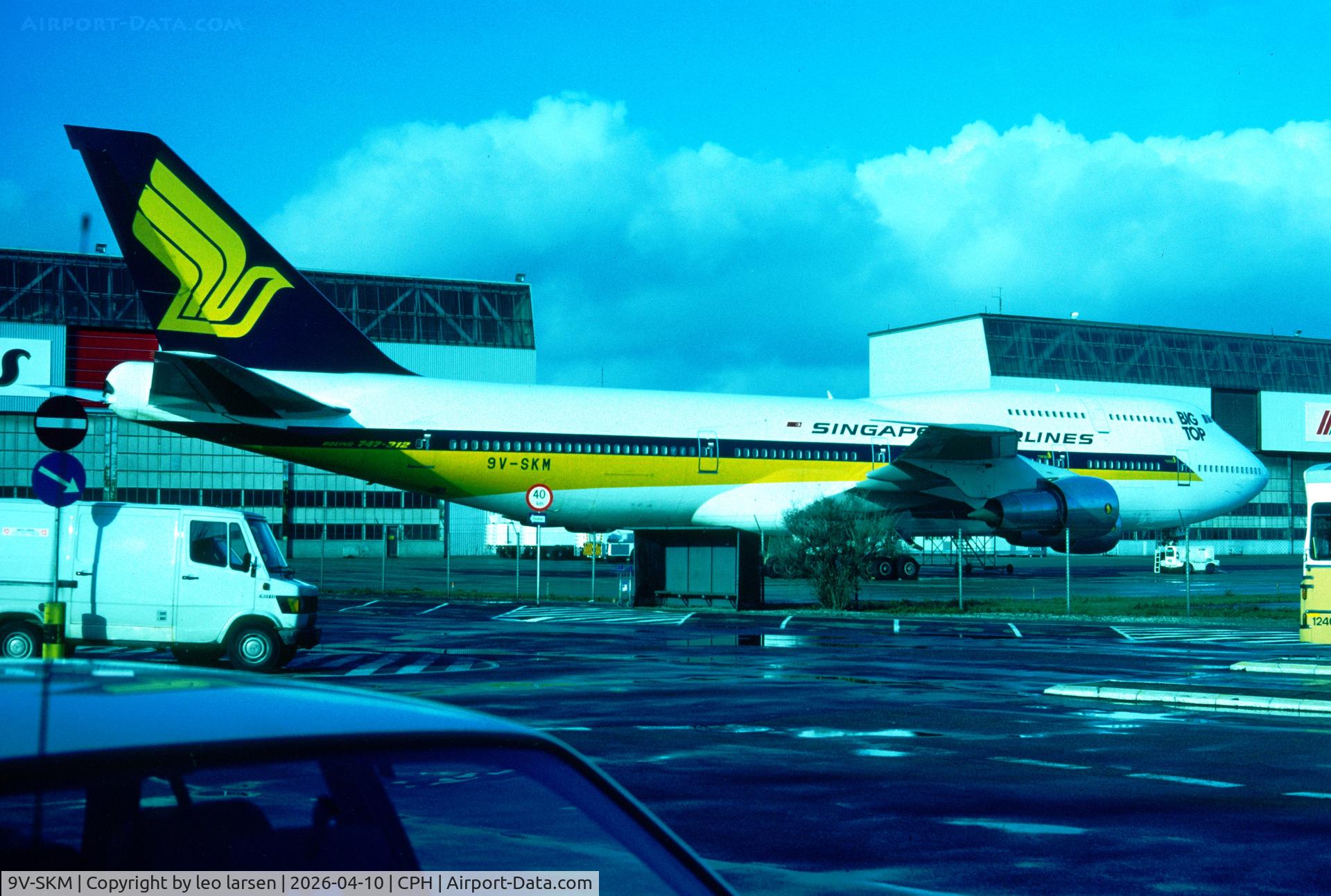 9V-SKM, 1986 Boeing 747-312 C/N 23409, Copenhagen