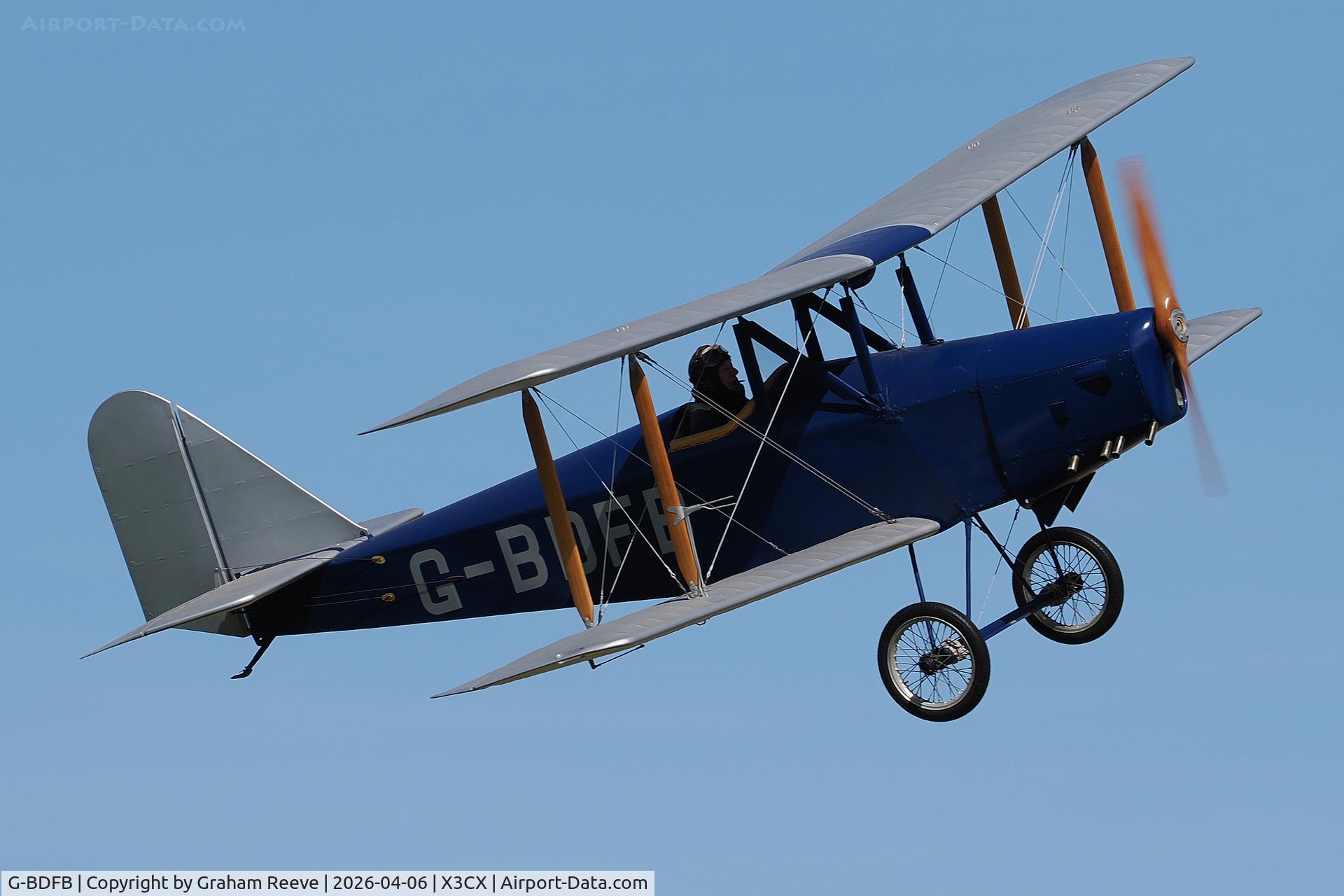 G-BDFB, 1991 Currie Wot C/N PFA 3008, Departing from Northrepps.