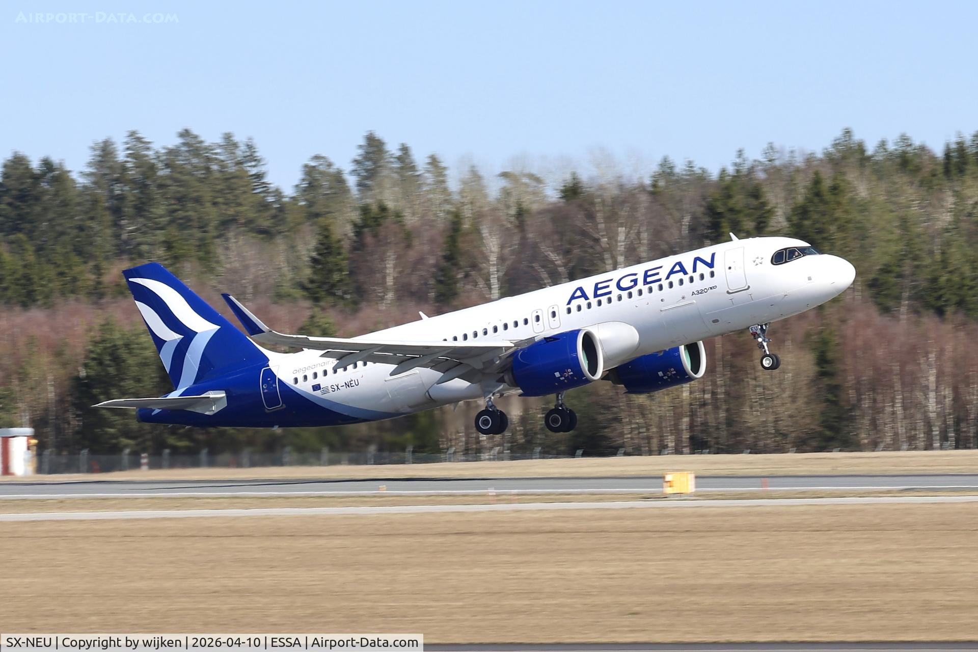 SX-NEU, 2025 Airbus A320-271N C/N 12432, Rwy 19L