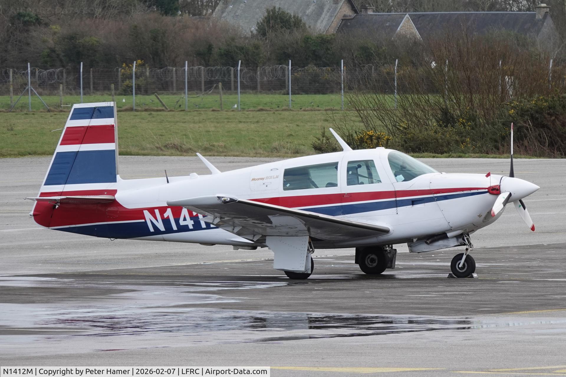 N1412M, 1988 Mooney M20J 201 201 C/N 24-1639, Cherbourg