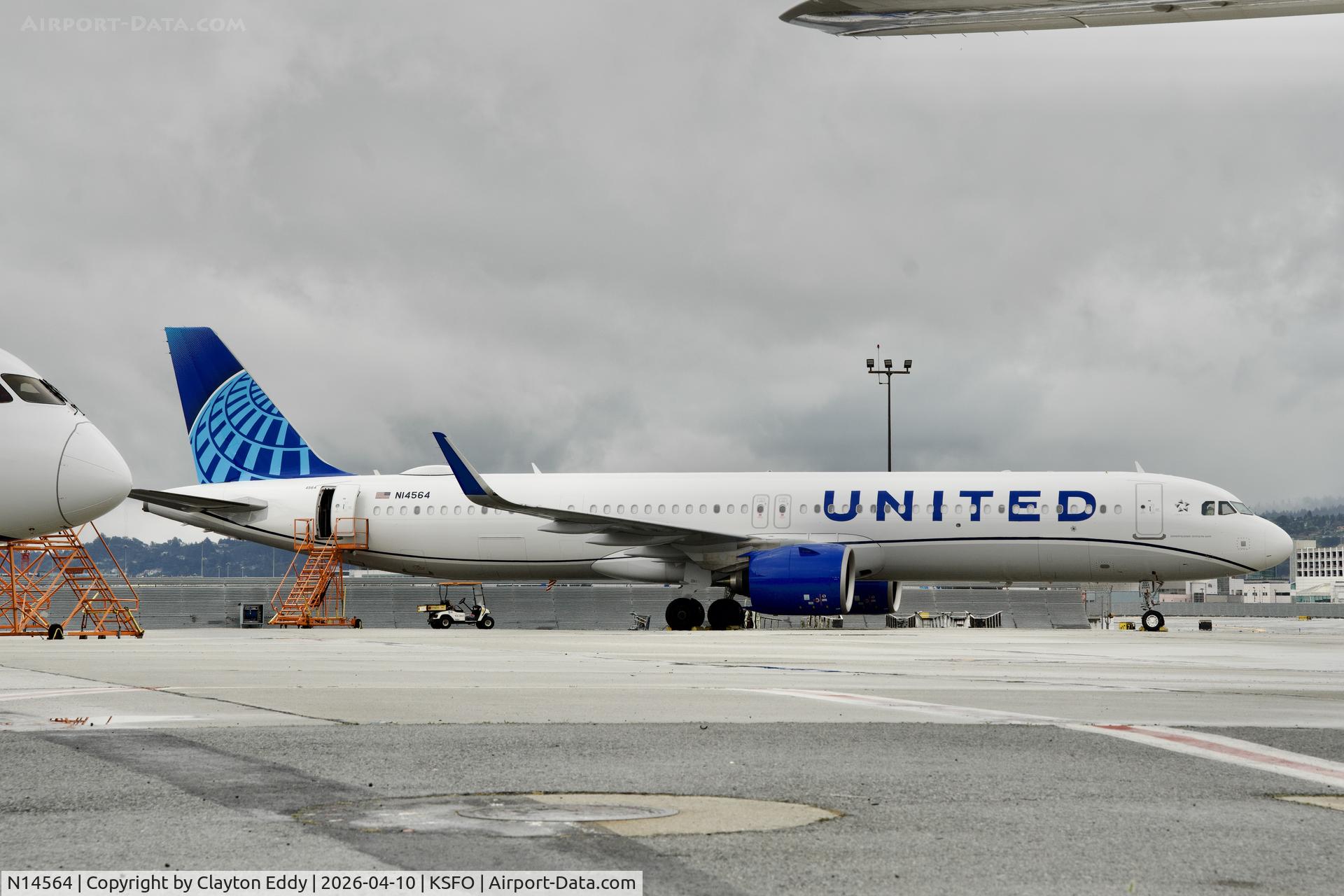 N14564, 2024 Airbus A321-271NX C/N 12977, SFO 2026