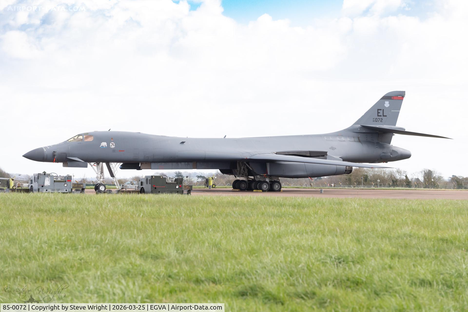 85-0072, 1985 Rockwell B-1B Lancer C/N 32, Operation Epic Fury, RAF Fairford. England