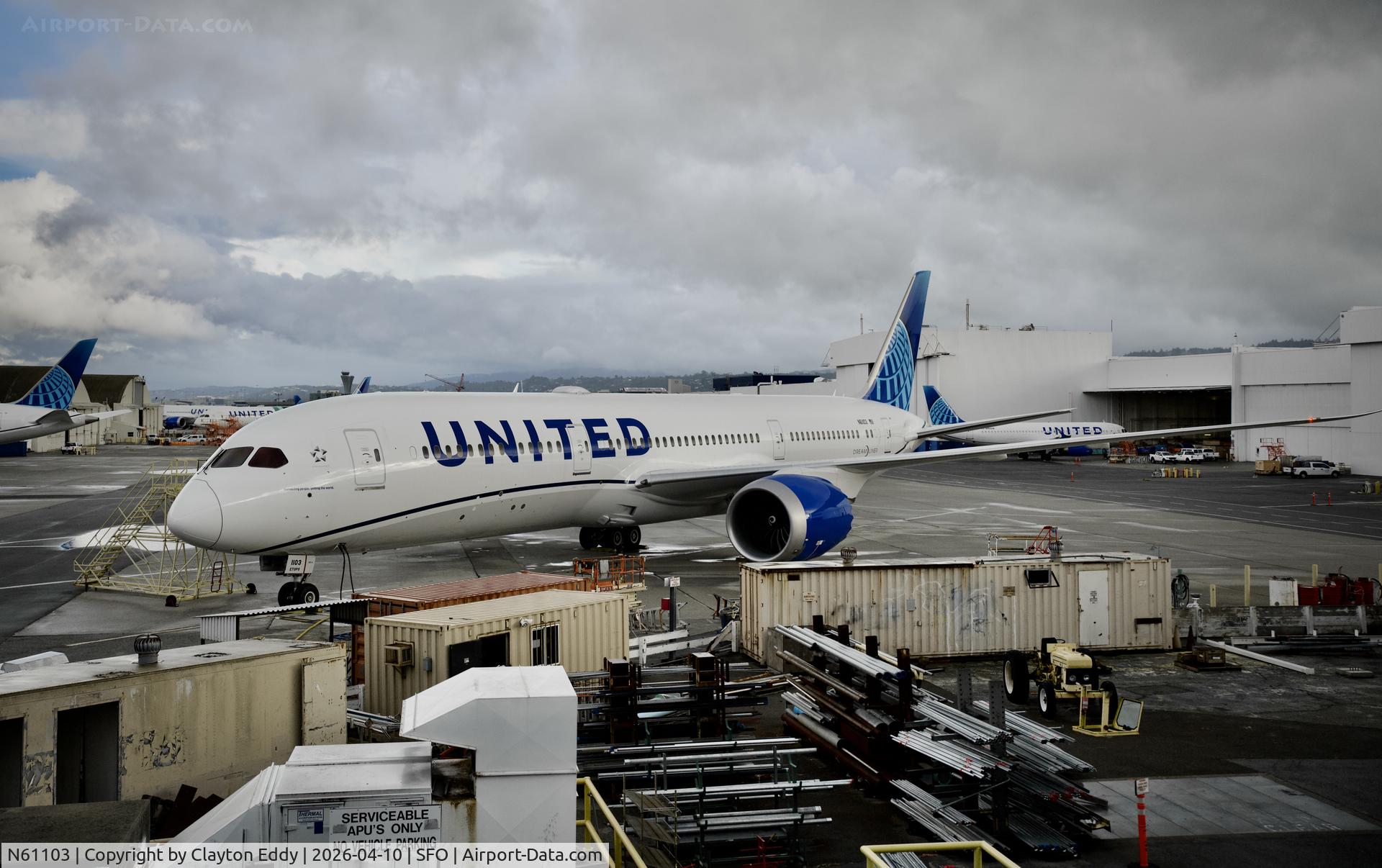 N61103, 2026 Boeing 787-9 Dreamliner Dreamliner C/N 68649, SFO 2026