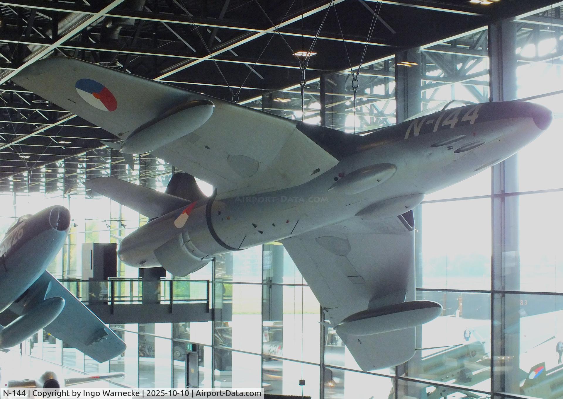 N-144, Hawker Hunter F.4 C/N 8644, Hawker Hunter F4 at the Nationaal Militair Museum / National Military Museum, Soesterberg