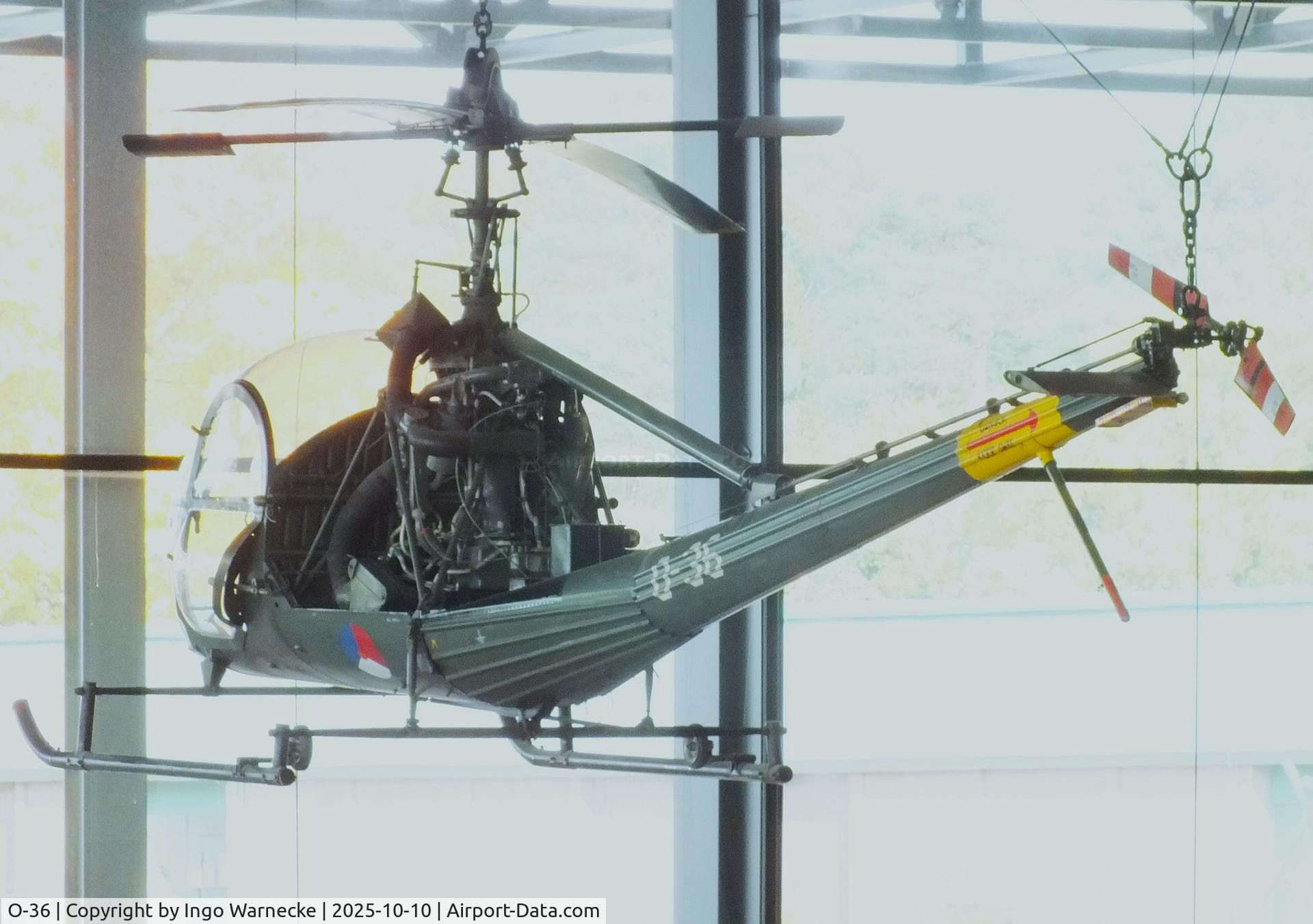 O-36, 1957 Hiller OH-23C Raven C/N 937, Hiller OH-23C Raven at the Nationaal Militair Museum / National Military Museum, Soesterberg