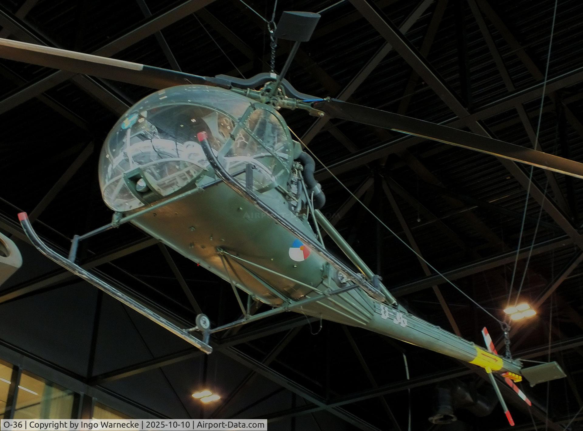 O-36, 1957 Hiller OH-23C Raven C/N 937, Hiller OH-23C Raven at the Nationaal Militair Museum / National Military Museum, Soesterberg