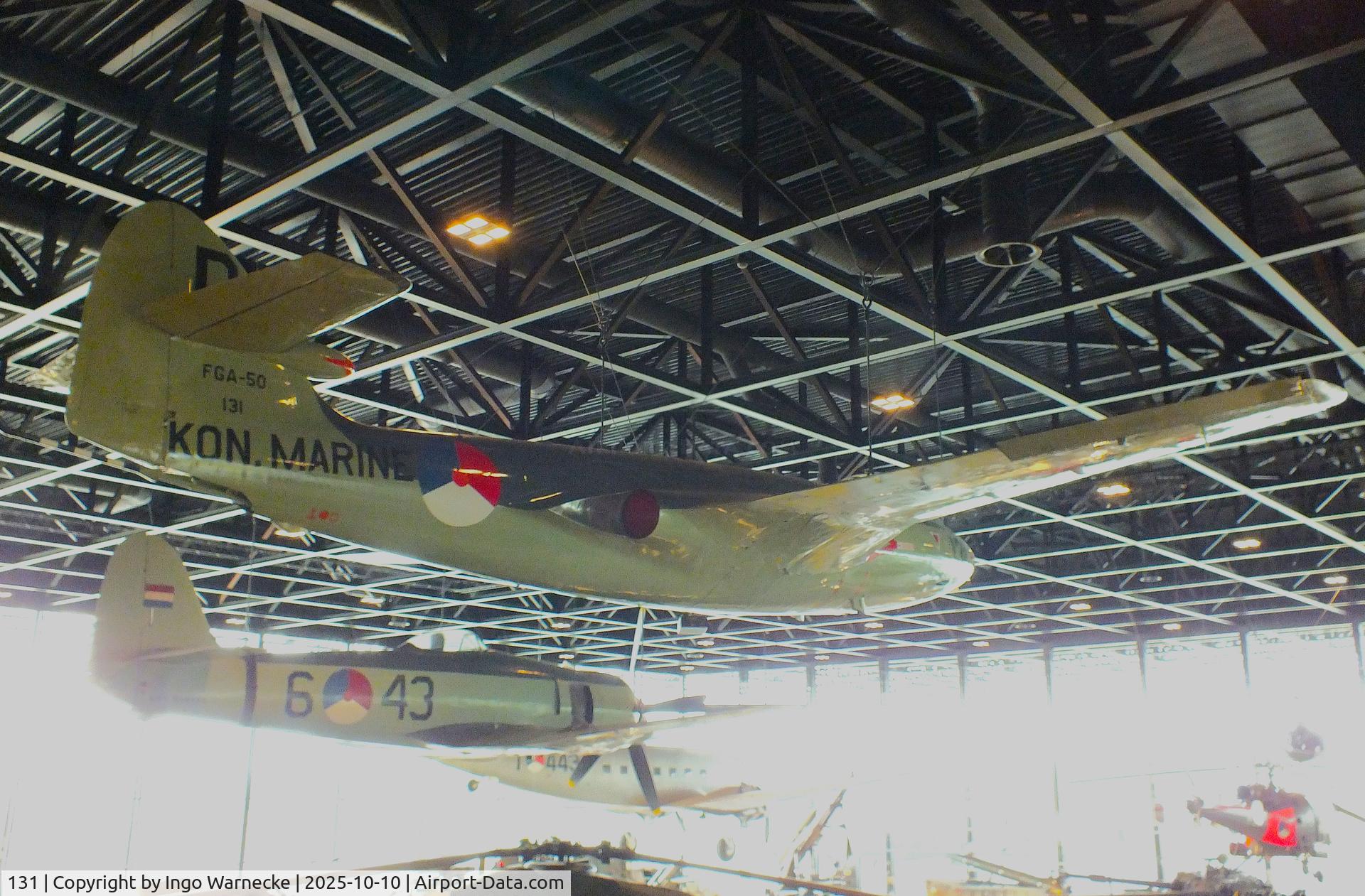 131, Hawker Sea Hawk FB.50 C/N 6642, Hawker Sea Hawk FB50 at the Nationaal Militair Museum / National Military Museum, Soesterberg