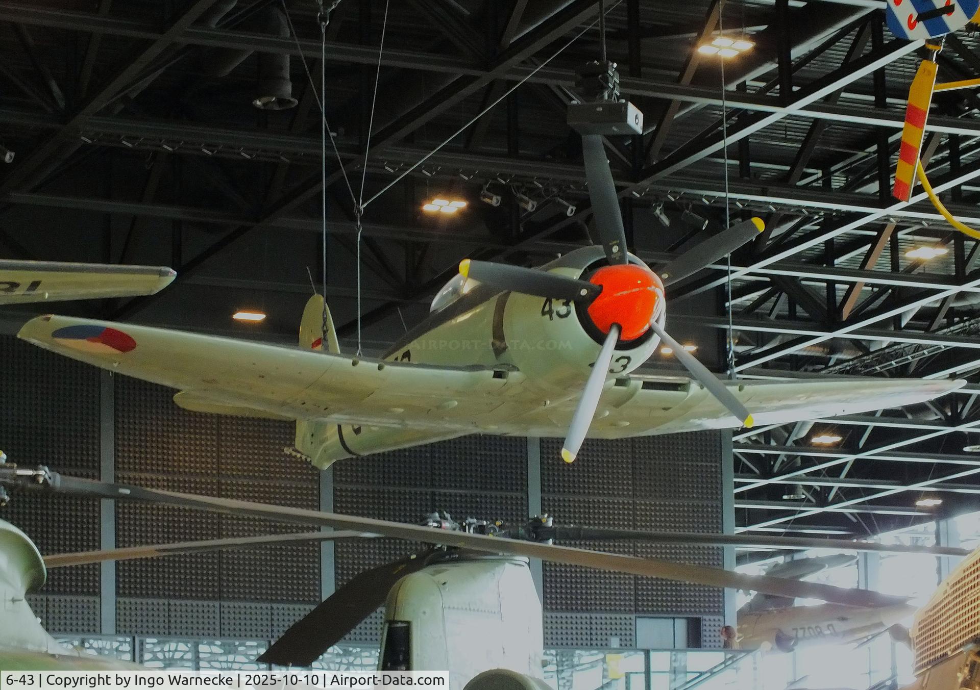 6-43, Hawker Sea Fury FB.51 C/N 631D, Hawker Sea Fury FB51 at the Nationaal Militair Museum / National Military Museum, Soesterberg