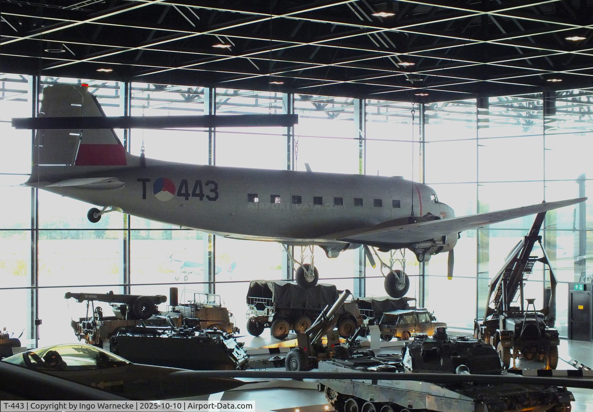 T-443, 1943 Douglas C-47A Skytrain C/N 20118, Douglas C-47A Skytrain at the Nationaal Militair Museum / National Military Museum, Soesterberg