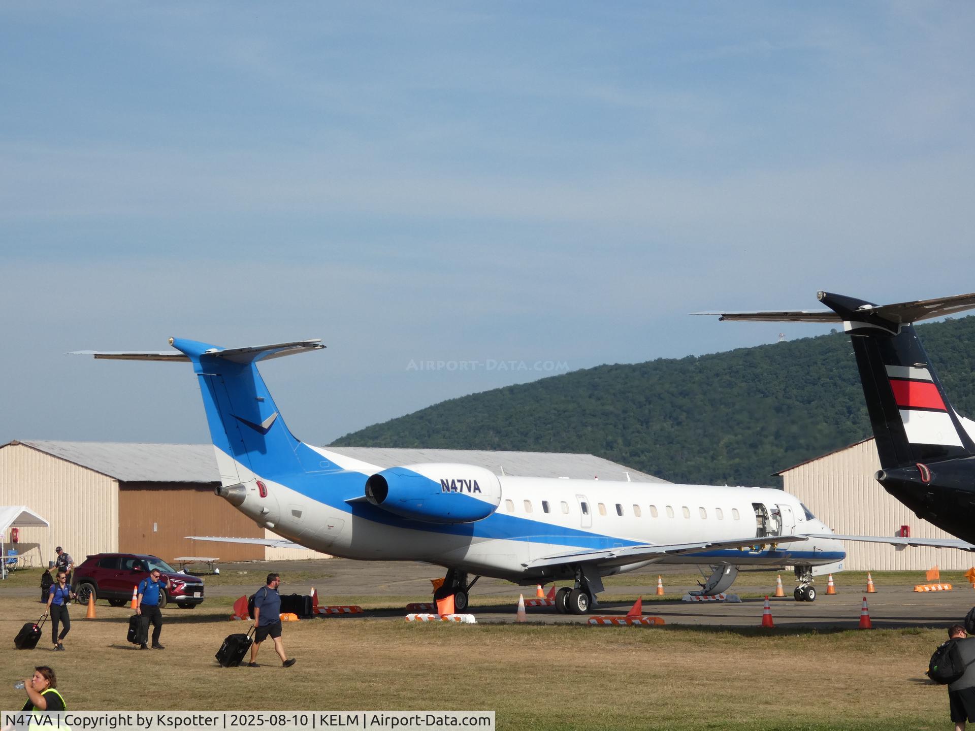 N47VA, 1999 Embraer ERJ-145LR (EMB-145LR) C/N 145110, ELM Spotting