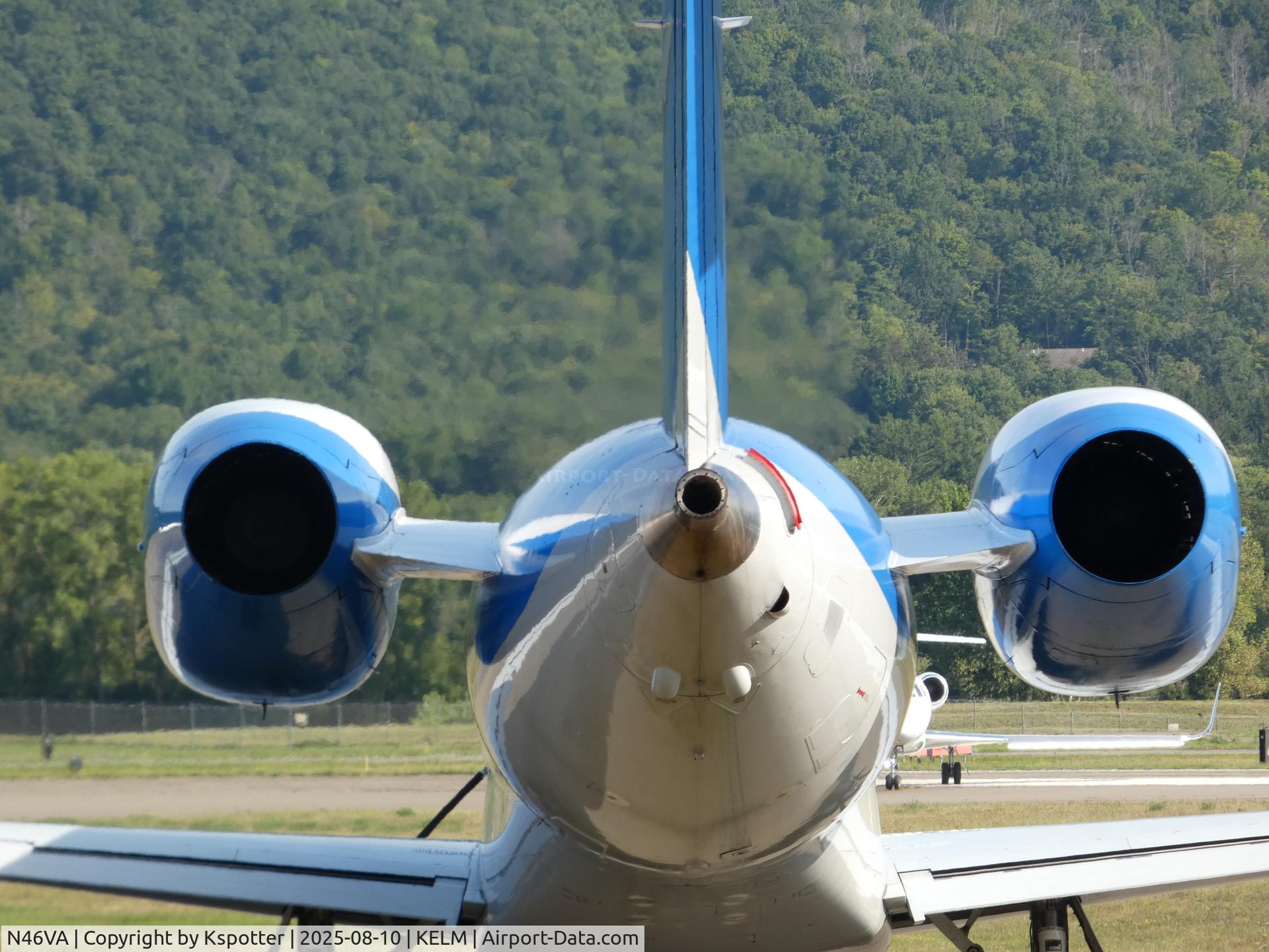 N46VA, 1999 Embraer ERJ-145LR (EMB-145LR) C/N 145103, ELM Spotting