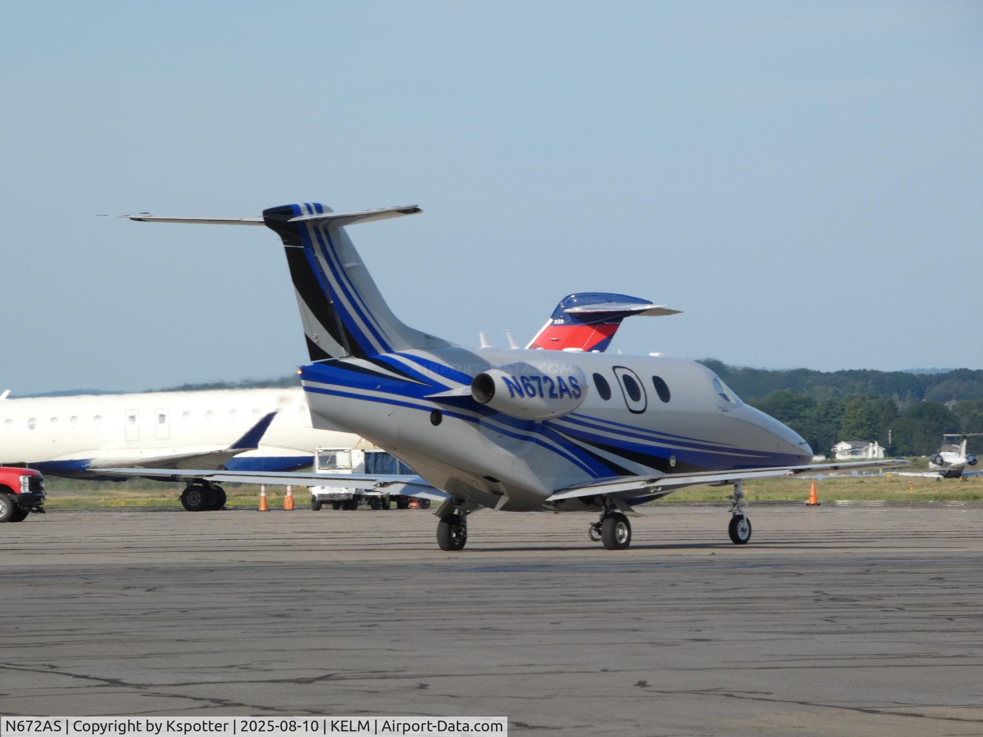 N672AS, 2007 Raytheon Aircraft Company 390 C/N RB-185, ELM Spotting