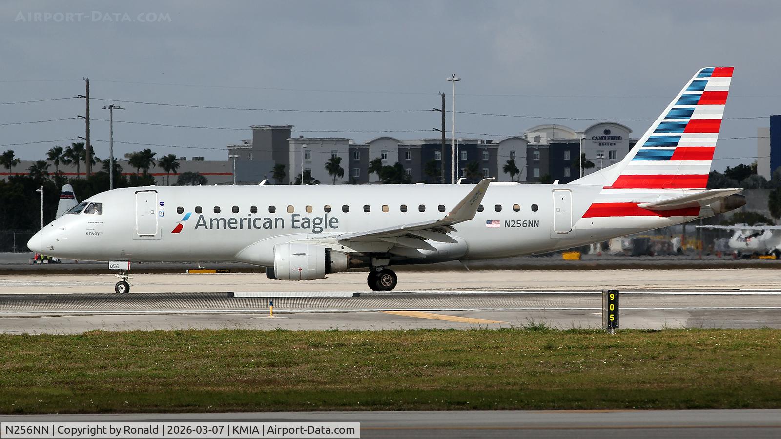 N256NN, 2017 Embraer 175LR (ERJ-170-200LR) C/N 17000665, at mia