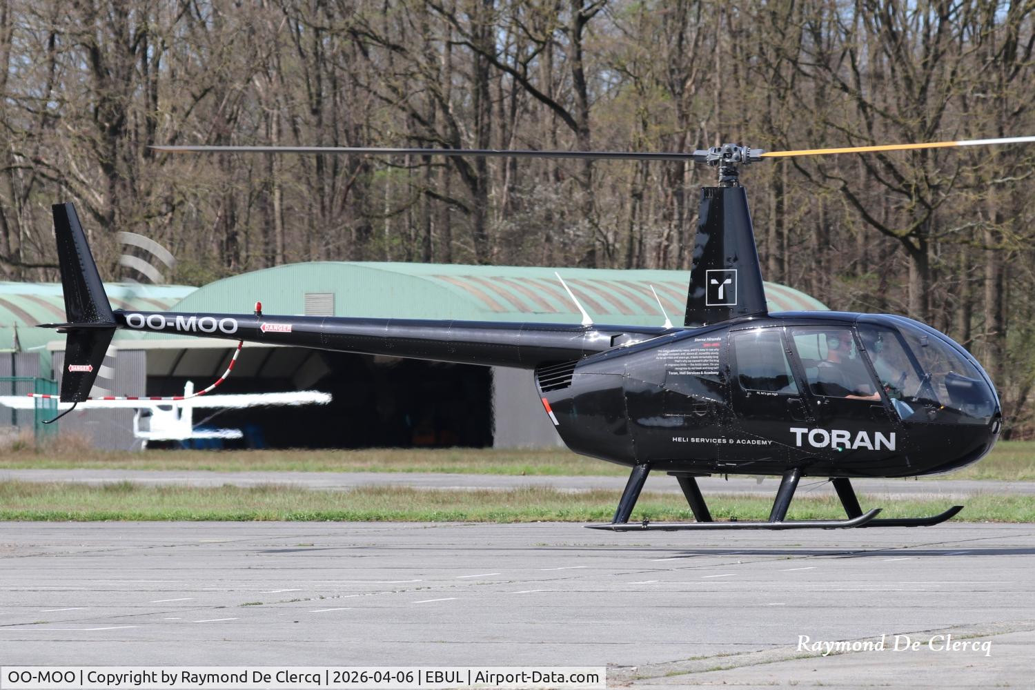 OO-MOO, 2007 Robinson R44 C/N 1750, At Ursel.