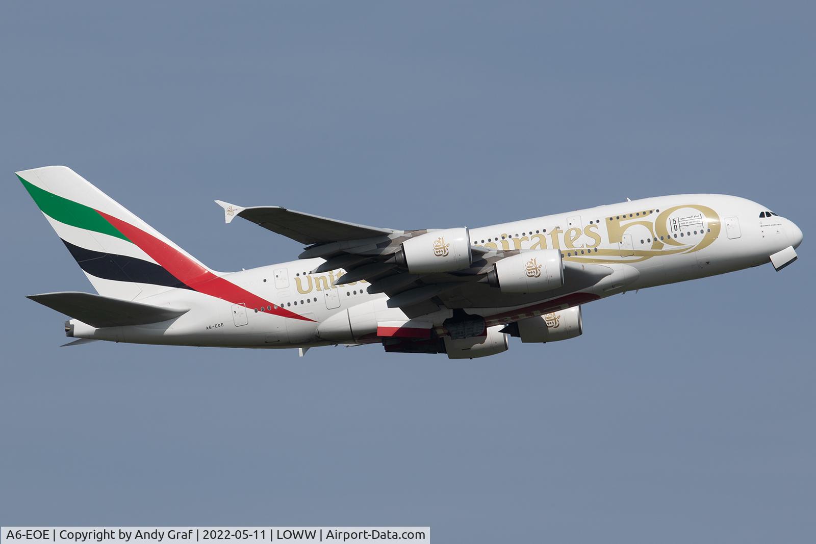 A6-EOE, 2014 Airbus A380-861 C/N 169, Emirates A380