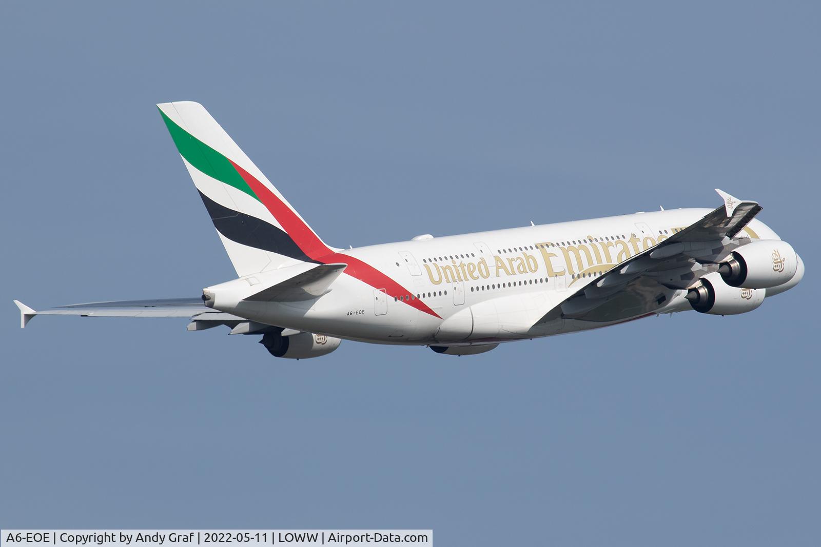 A6-EOE, 2014 Airbus A380-861 C/N 169, Emirates A380