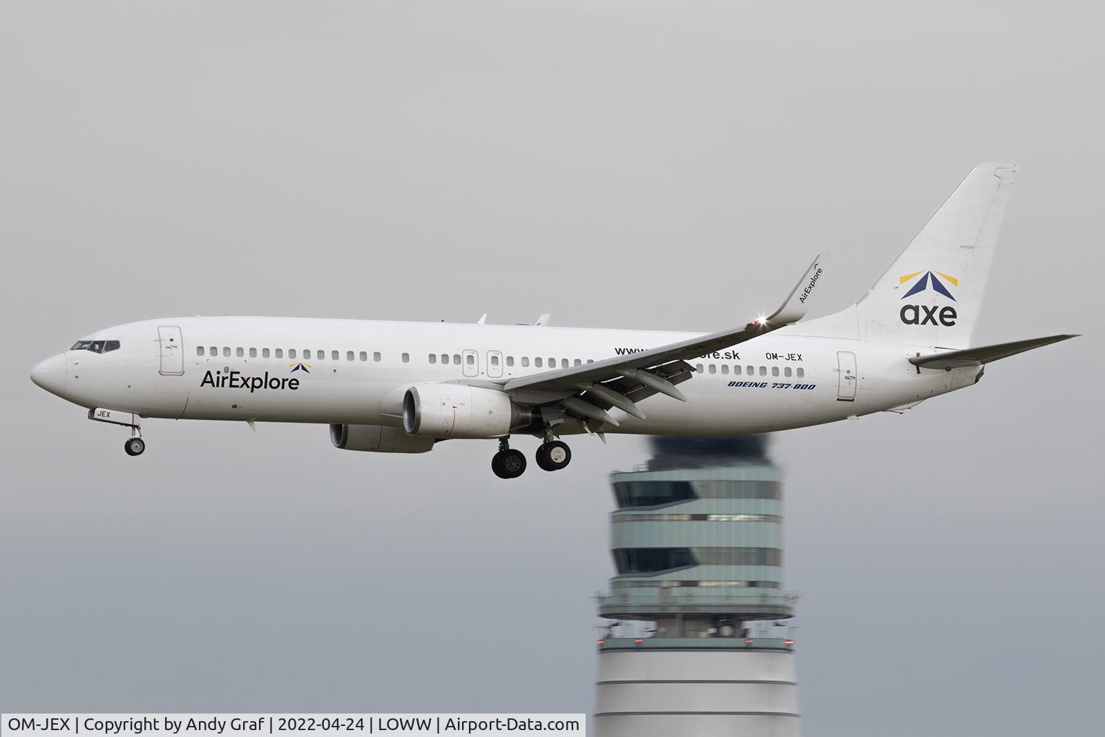 OM-JEX, 2001 Boeing 737-8AS C/N 29932, Air Explore 737-800