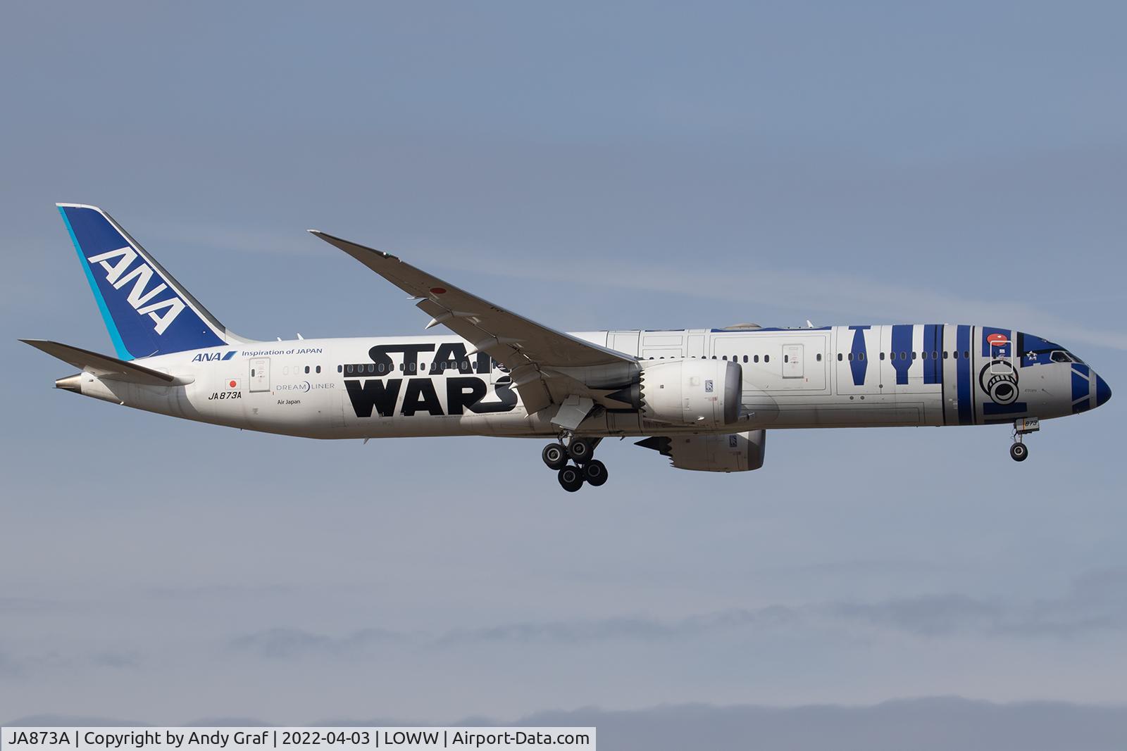 JA873A, 2015 Boeing 787-9 Dreamliner C/N 34530, ANA 787-9