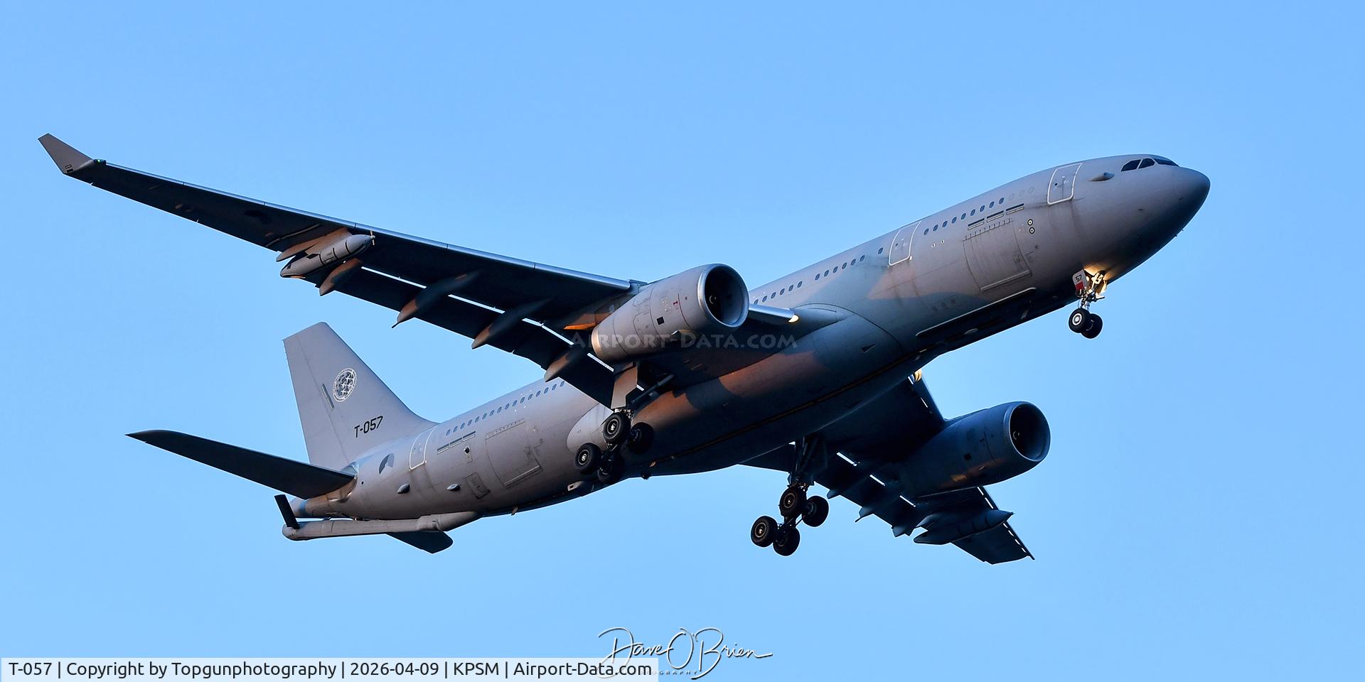 T-057, 2019 Airbus A330-243 MRTT C/N 1945, MMF35 lands RW16