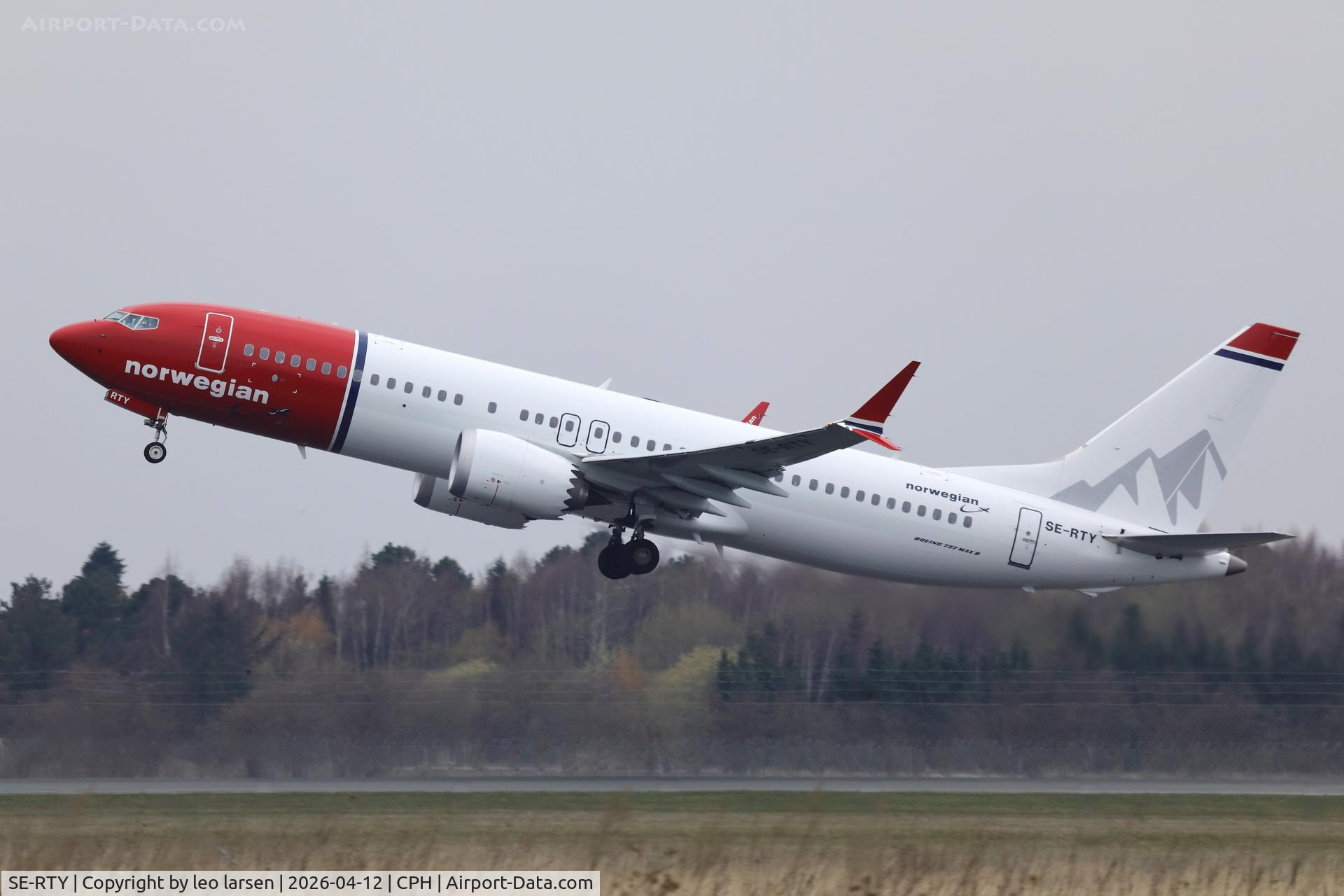 SE-RTY, 2025 Boeing 737-8MAX C/N 62921, Copenhagen 12.4.2026