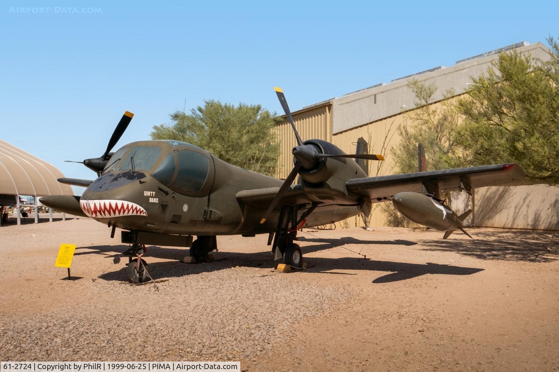 61-2724, 1961 Grumman OV-1C Mohawk C/N 67C, 61-2724 1961 Grumman Mohawk OV-1C US Army Pima
