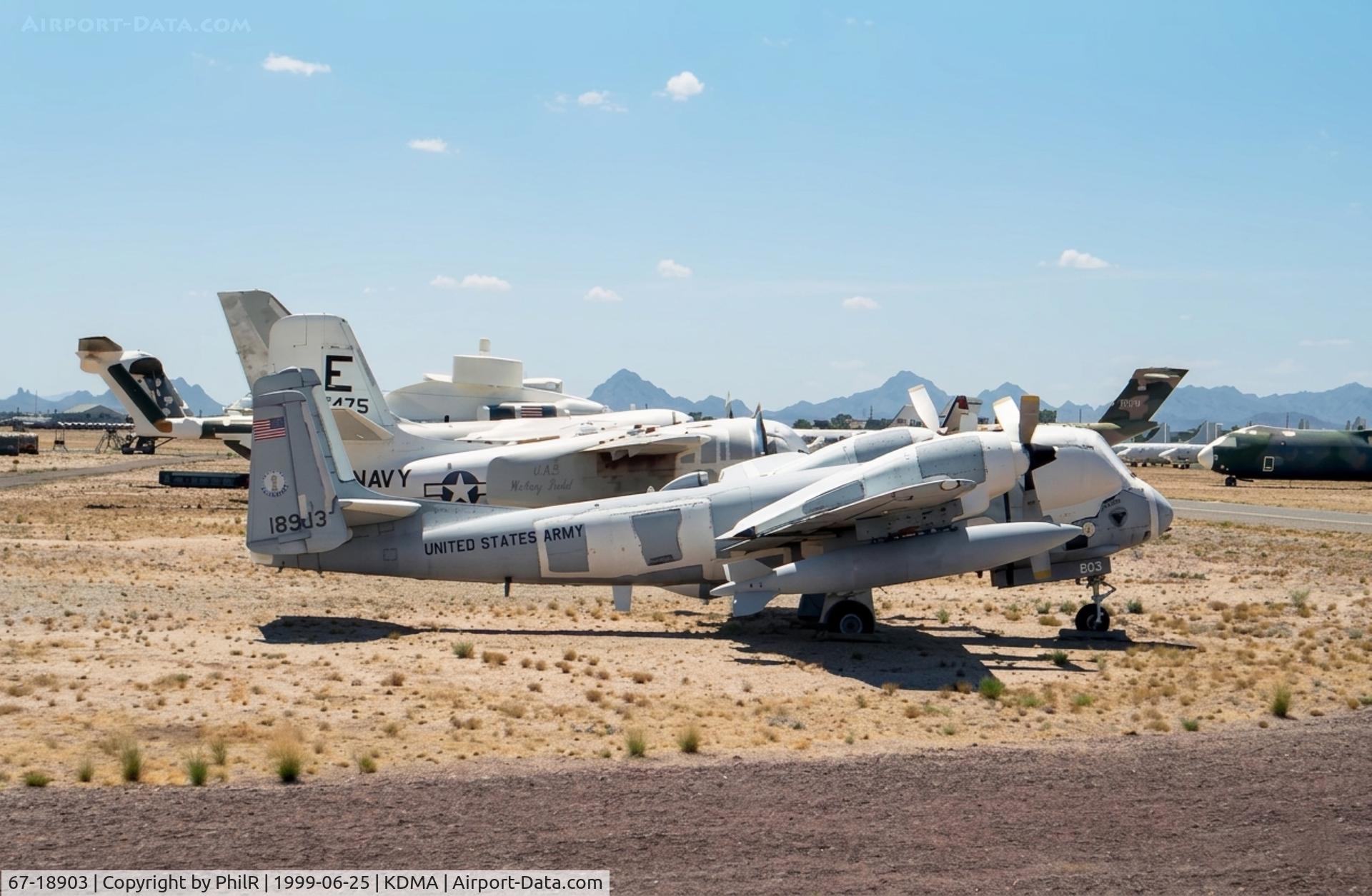 67-18903, 1967 Grumman OV-1C Mohawk C/N 104C, 67-18903 1967 Grumman G-134 Mohawk OV-1C US Army Davis Monthan 
