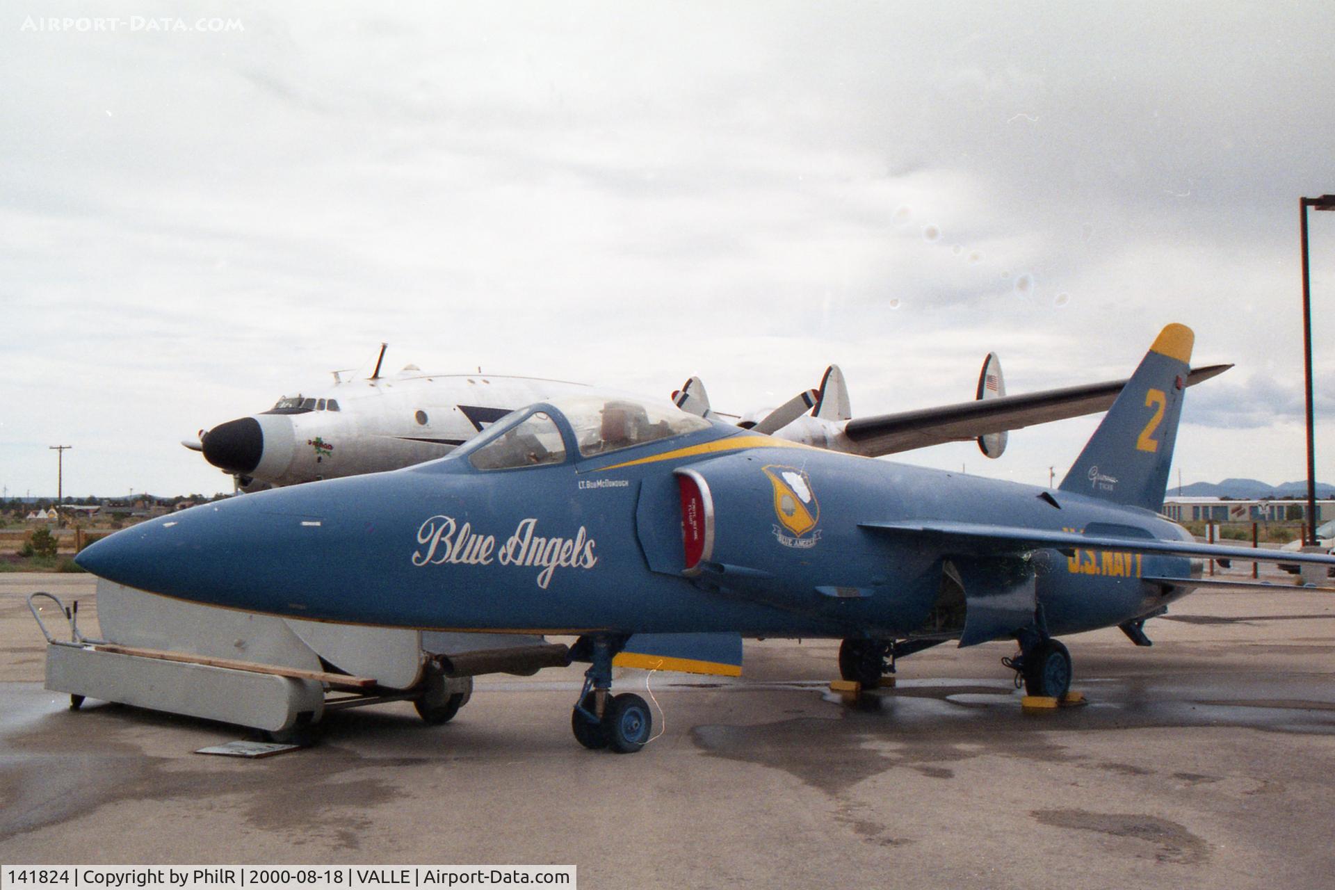 141824, Grumman F11F-1 Tiger C/N 141, 141824 Grumman F11A-1 Tiger USN Blue Angels Planes Of Fame Museum Valle 