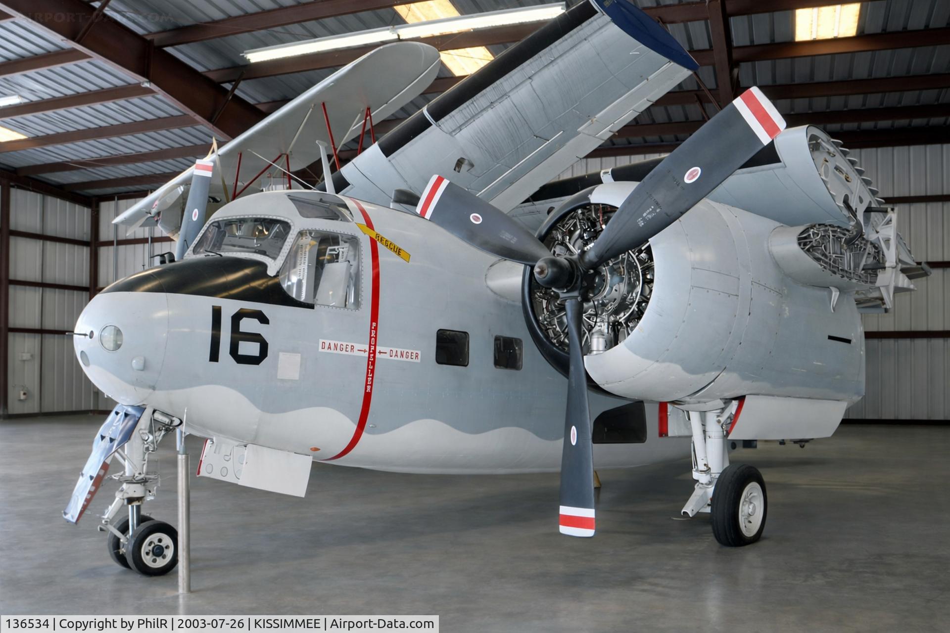 136534, 1957 Grumman US-2B Tracker (G89) C/N 443, 136534 1957 Grumman US-2B Tracker USN Reilly's Aviation Kissimmee 
