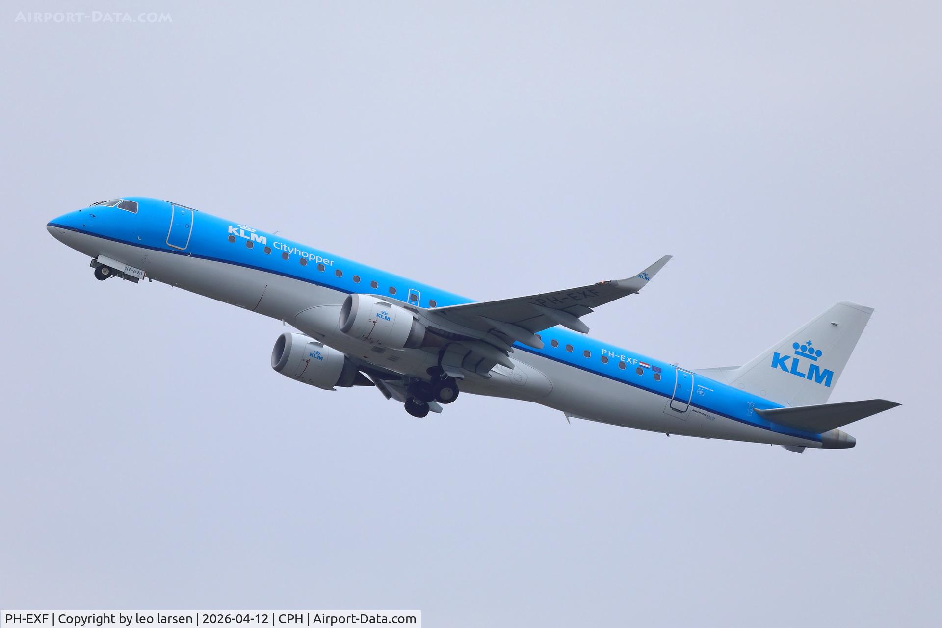 PH-EXF, 2015 Embraer 190STD (ERJ-190-100) C/N 19000690, Copenhagen 12.4.2026