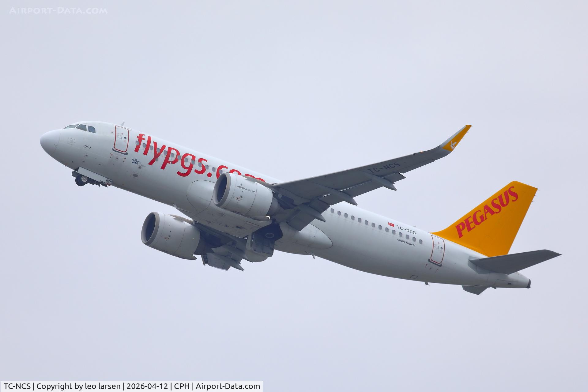 TC-NCS, 2020 Airbus A320-251 Neo C/N 10166, Copenhagen 12.4.2026