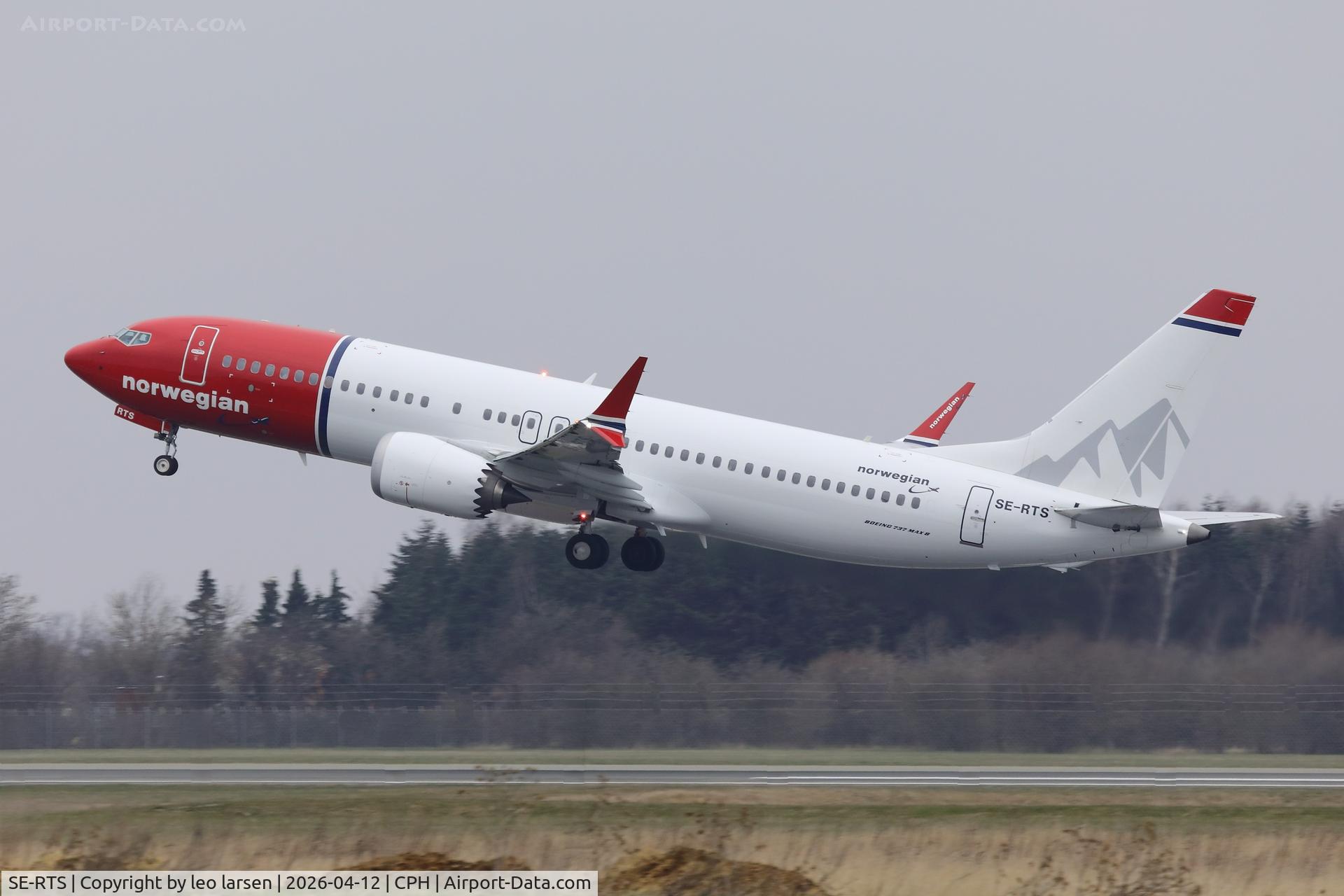SE-RTS, 2025 Boeing 737-8 MAX C/N 62934, Copenhagen 12.4,2026