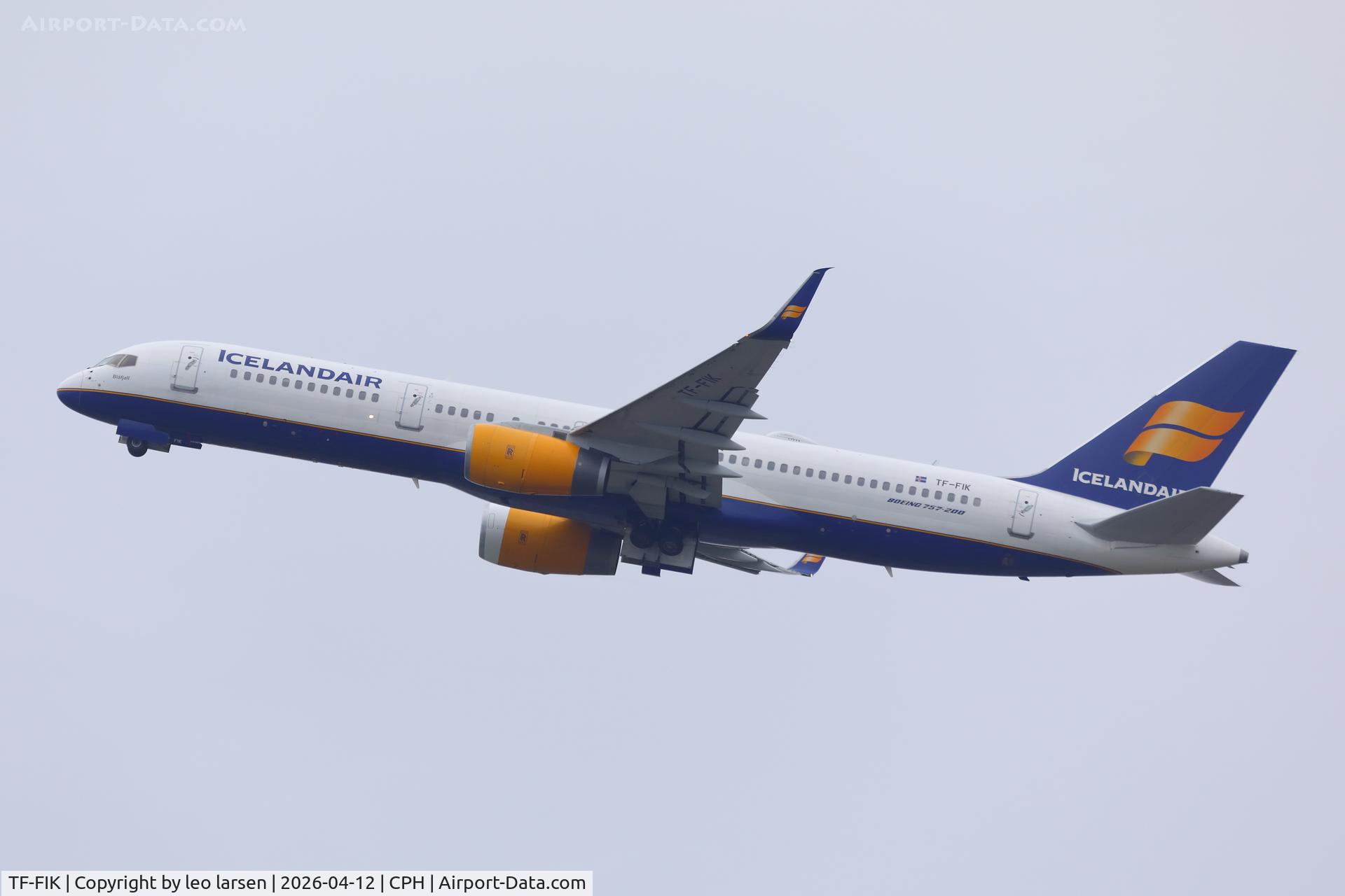 TF-FIK, 1999 Boeing 757-256 C/N 26254, Copenhagen 12.4.2026