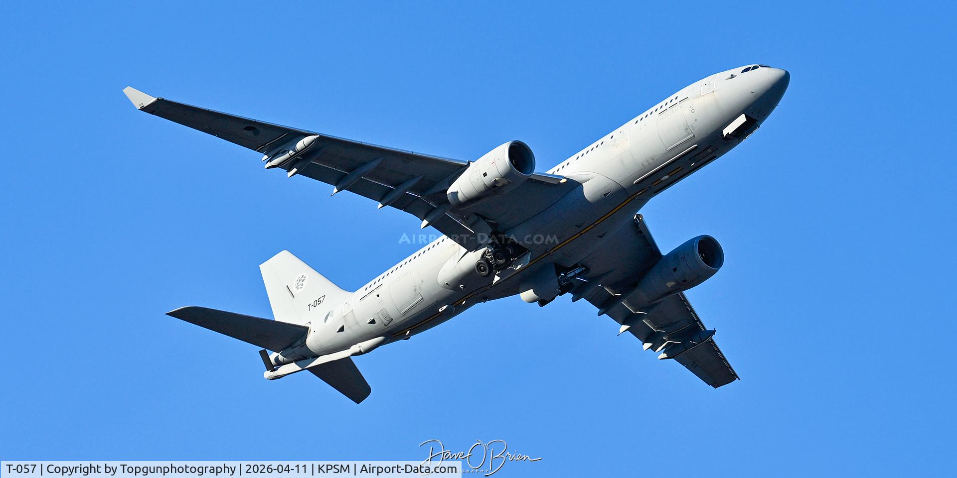 T-057, 2019 Airbus A330-243 MRTT C/N 1945, NATO tanker off to drag Dutch F-35's to Lajes