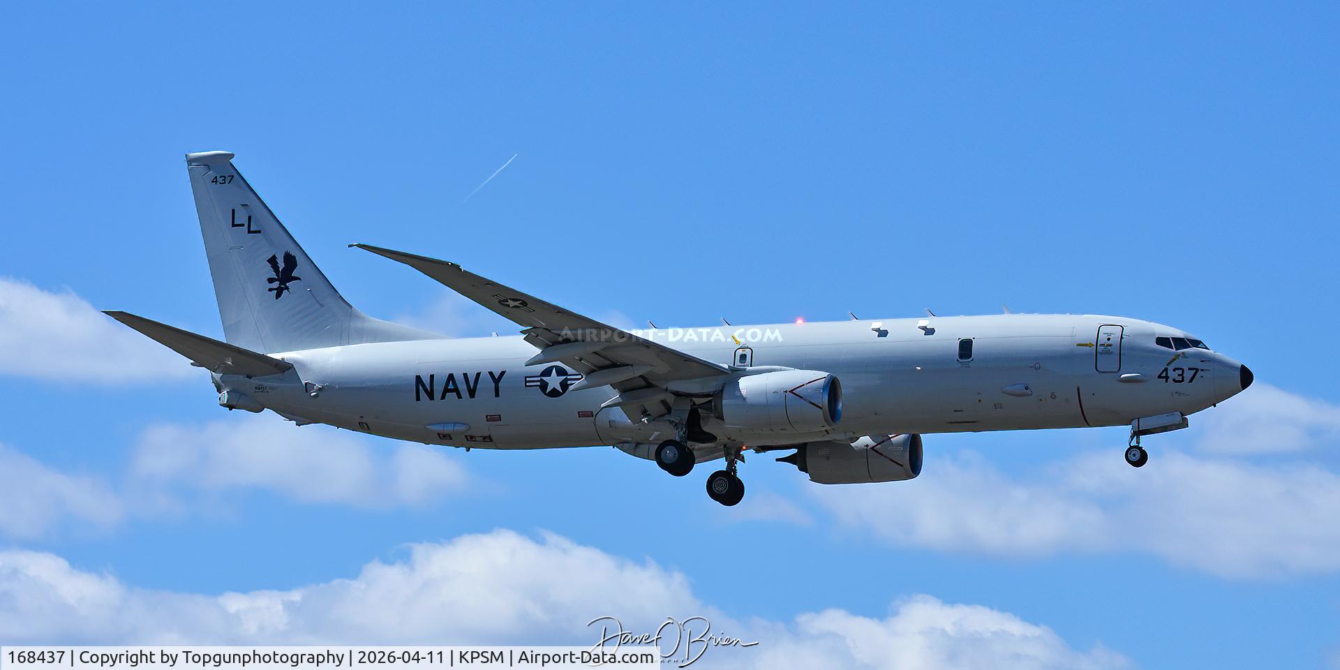 168437, 2012 Boeing P-8A Poseidon C/N 40817, NEPTUNE18 up from NASJ to work RW34