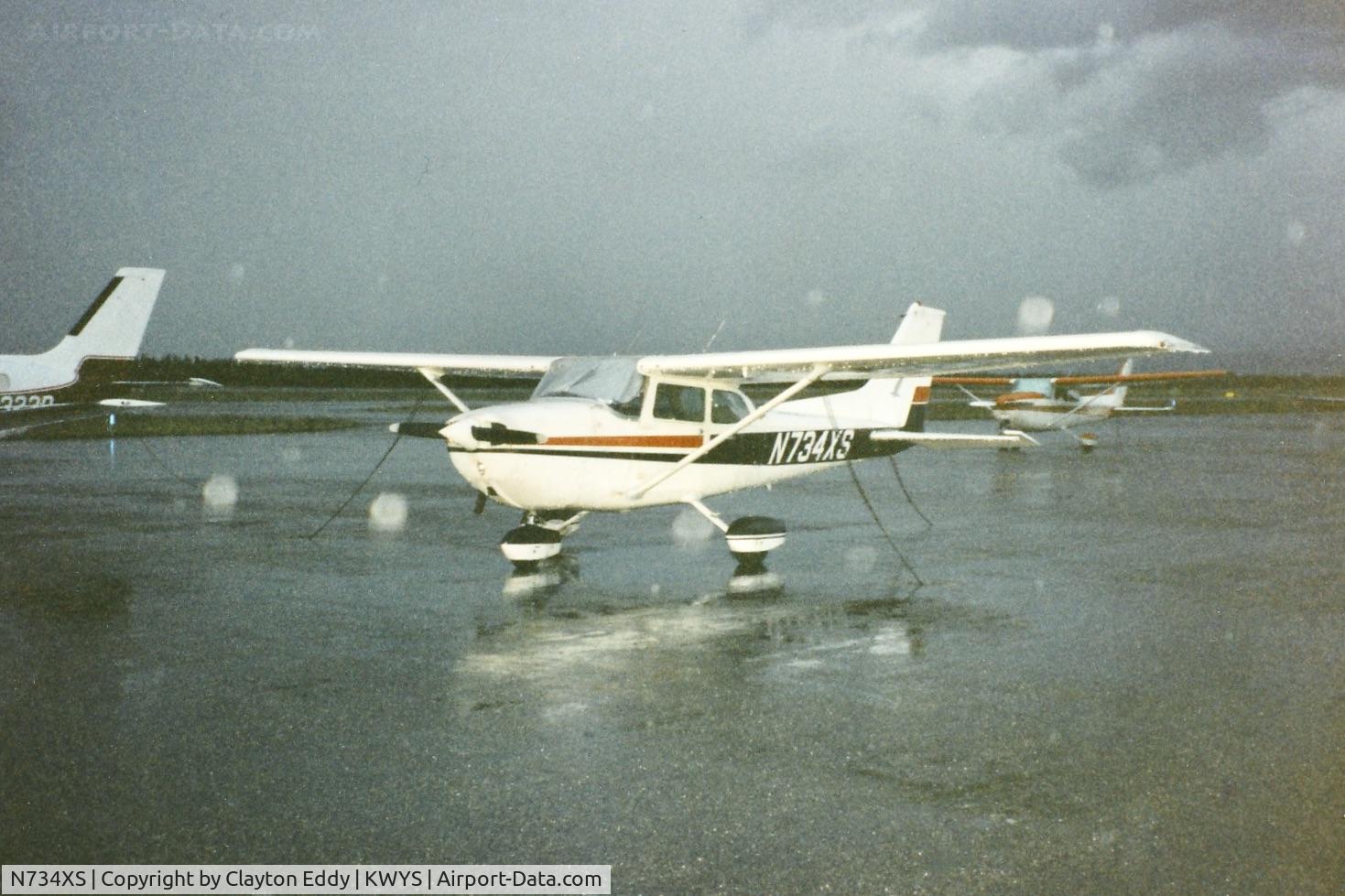 N734XS, 1977 Cessna 172N C/N 17269202, Yellowstone airport 1990's
