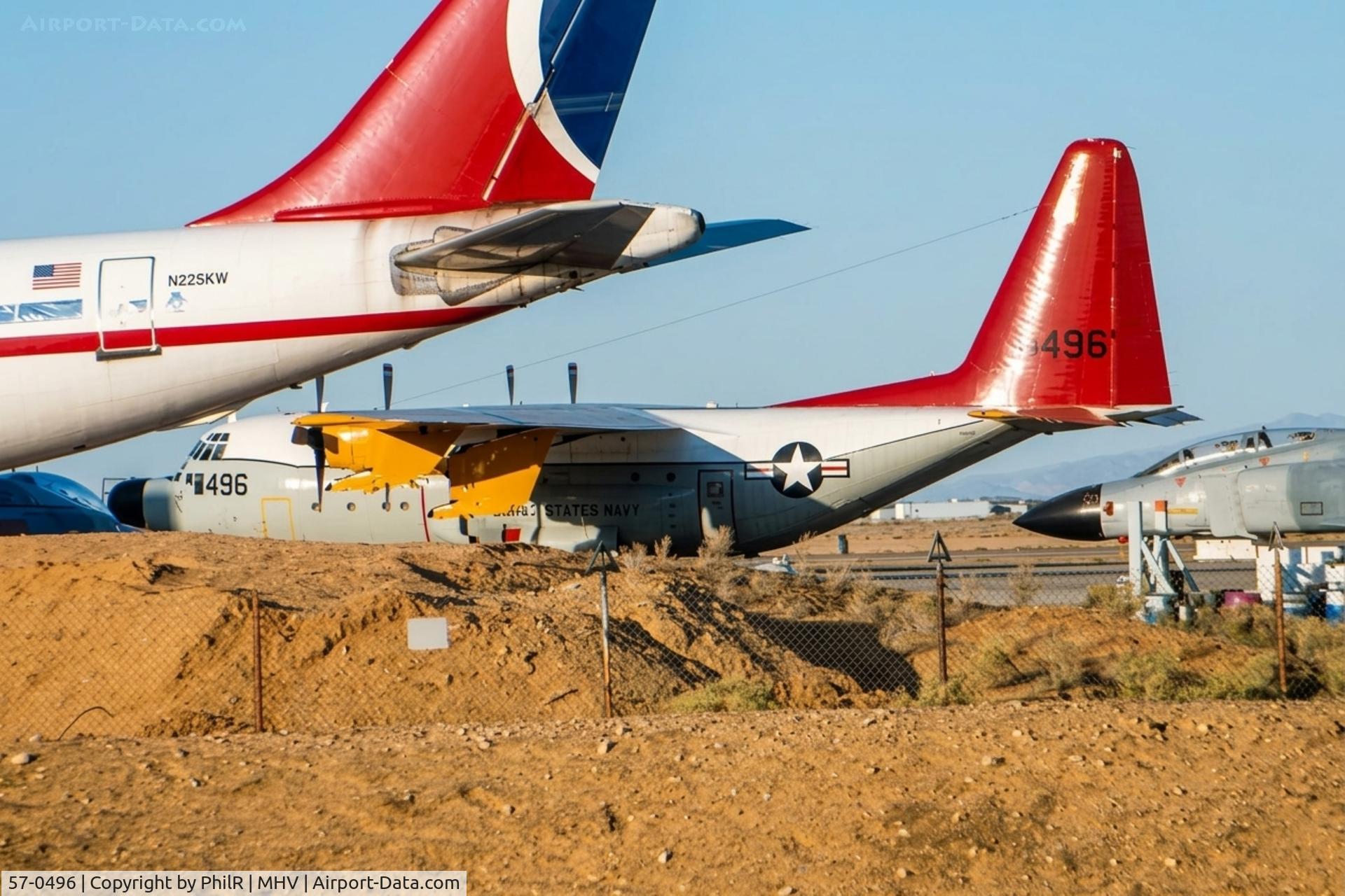 57-0496, , 57-0496 Lockheed DC-130A Hercules USN Kern Airport Mojave 17-18.10.97.jpg
