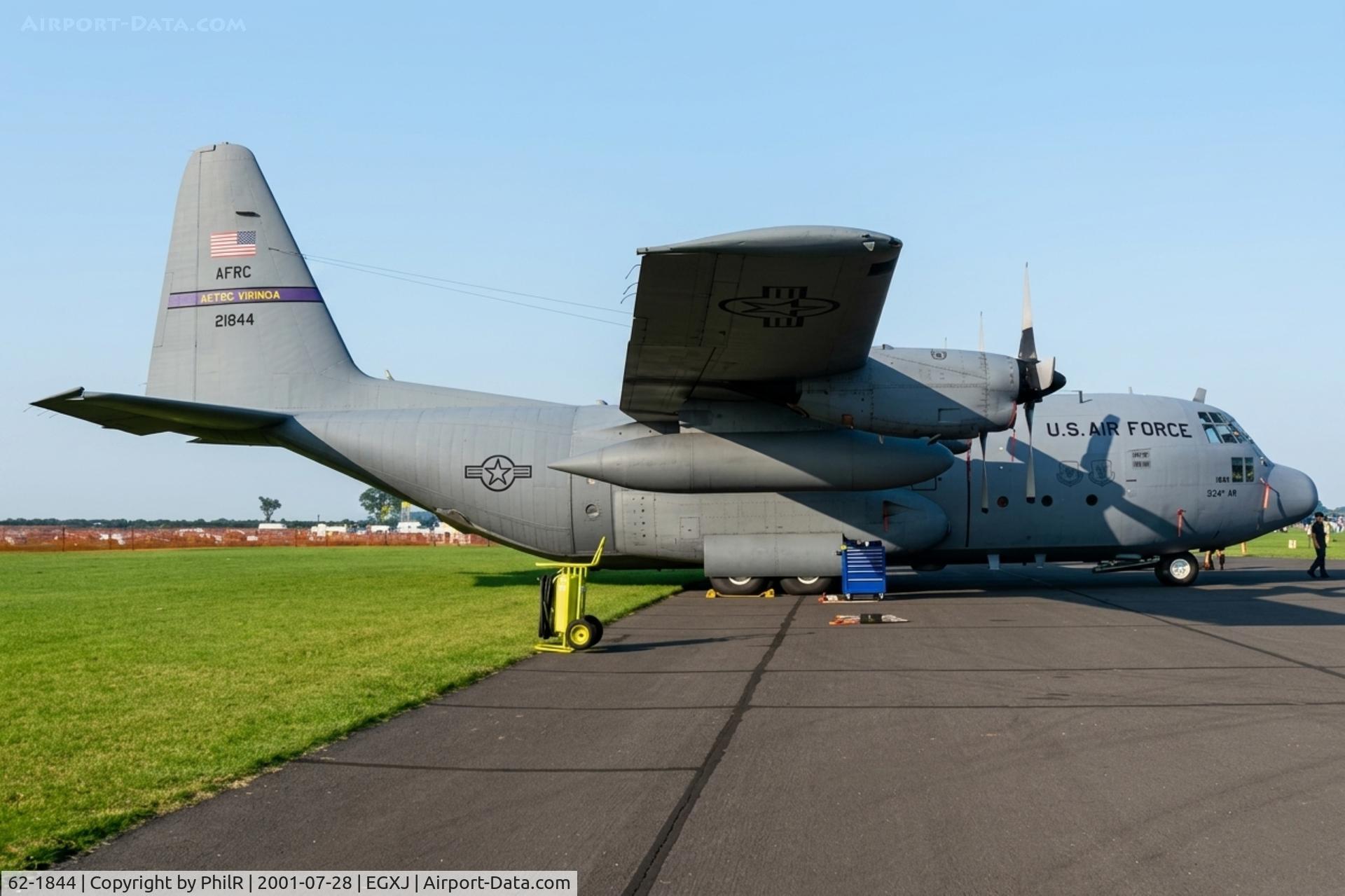 62-1844, 1963 Lockheed C-130E Hercules C/N 382-3807, 62-1844 1963 Lockheed C-130E Hercules USAFRC RIAT Cottesmore 
