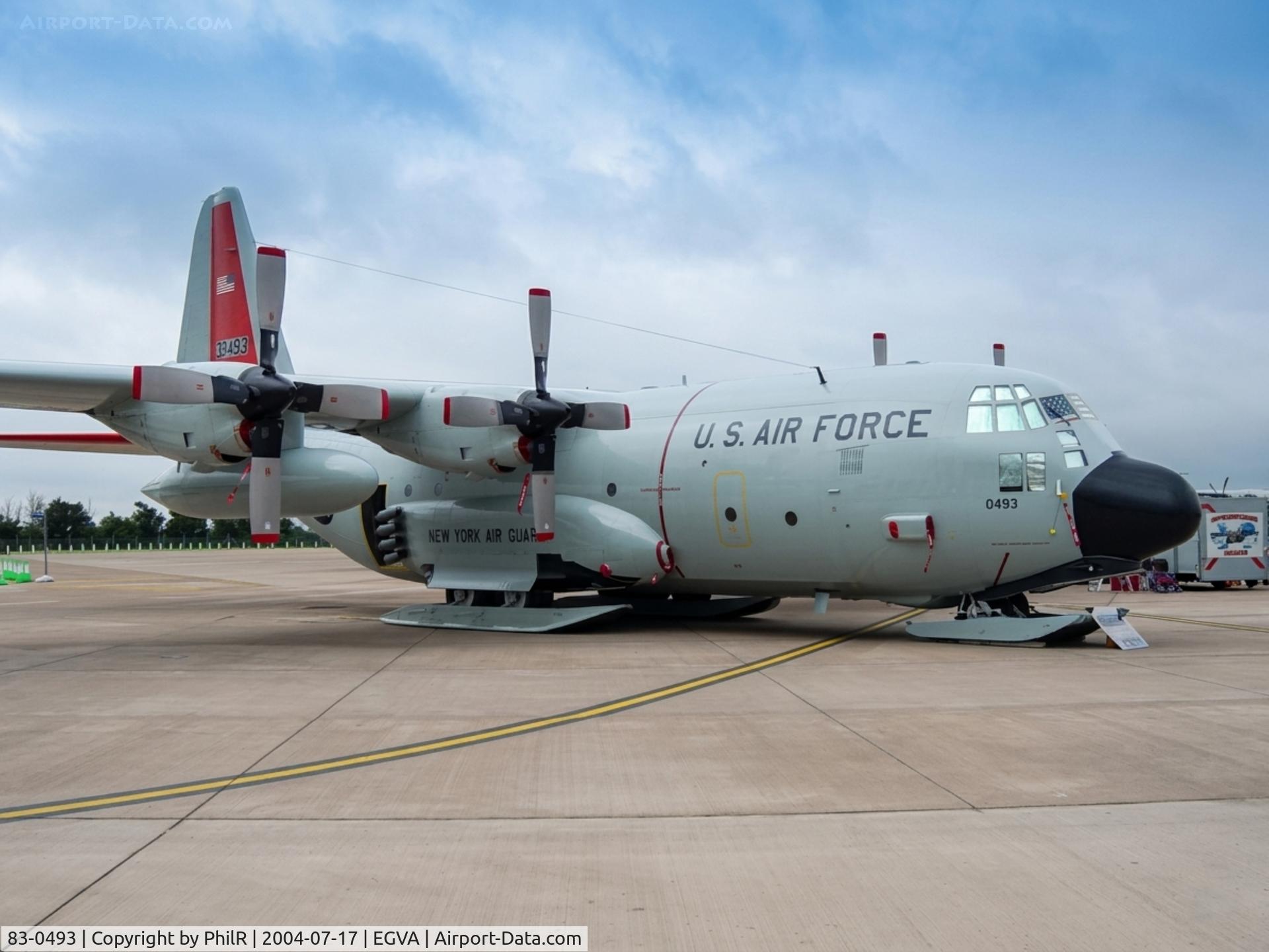 83-0493, 1983 Lockheed LC-130H Hercules C/N 382-5016, 83-0493 1983 Lockheed C-130H Hercules NYAG RIAT 
