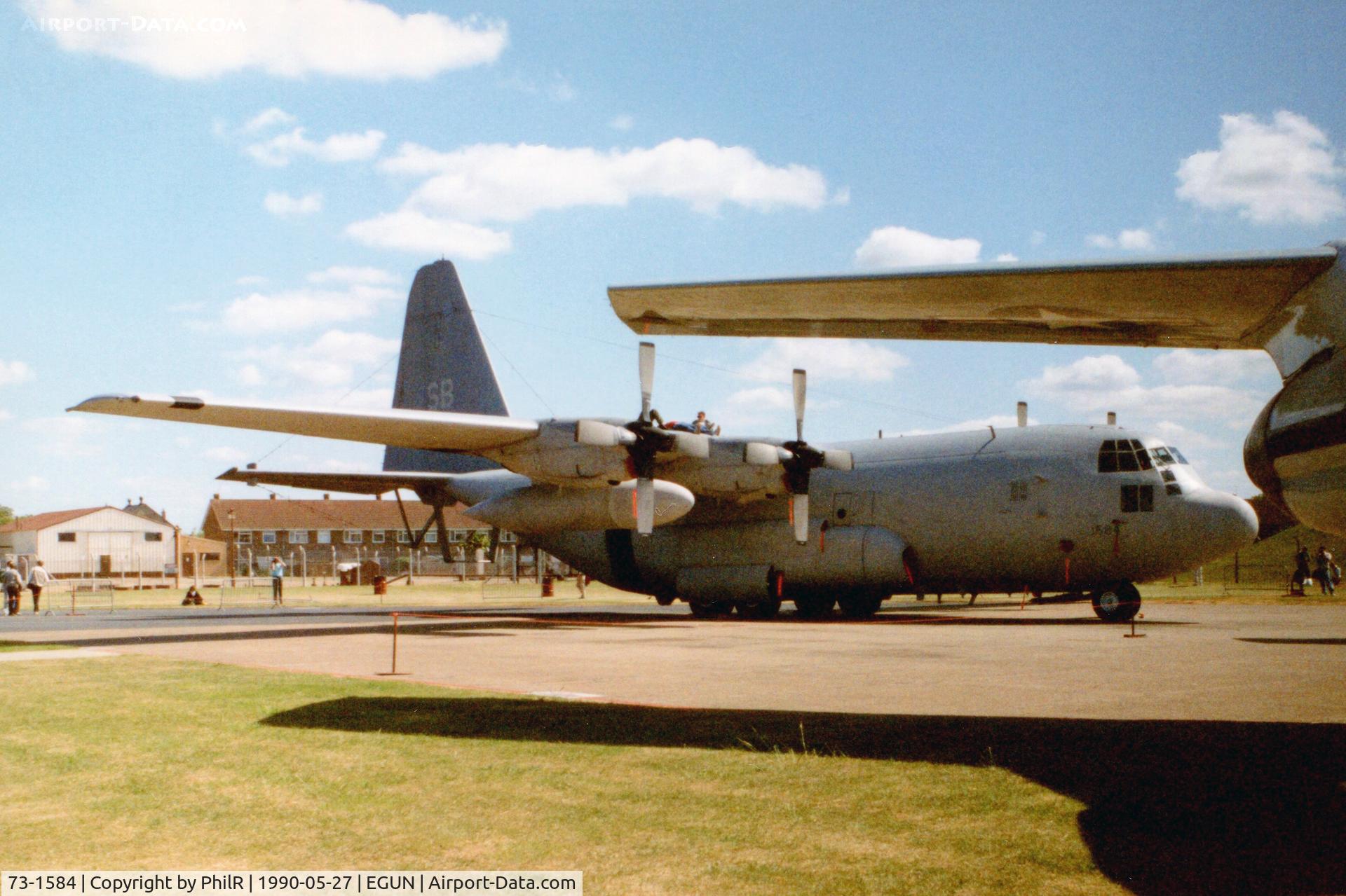 73-1584, 1973 Lockheed EC-130H Compass Call C/N 382-4546, 73-1584 EC-130H Lockheed EC-130H Hercules USAF Mildenhall 
