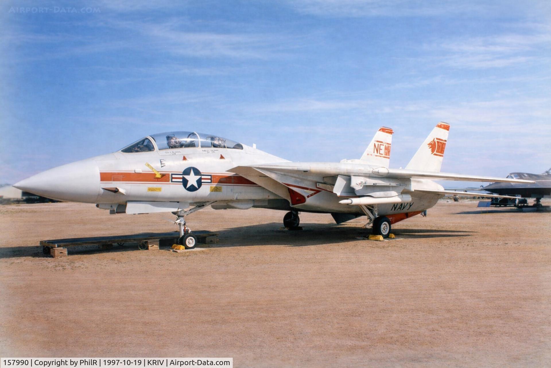 157990, Grumman YF-14A Tomcat C/N 11, 157990 1971 Grumman YF-14A Tomcat USN March AFB Museum
